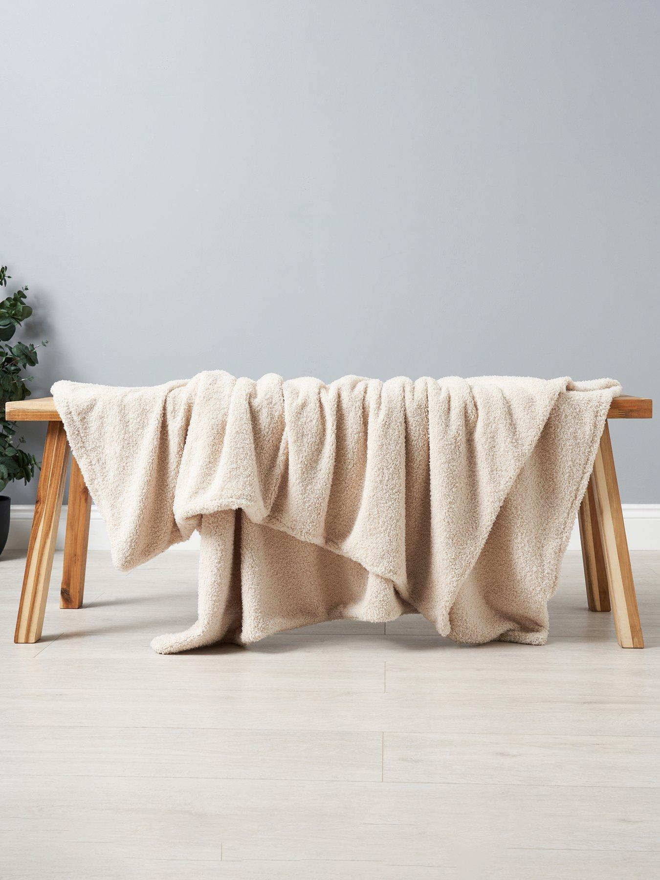  image of very-home-teddy-soft-throw
