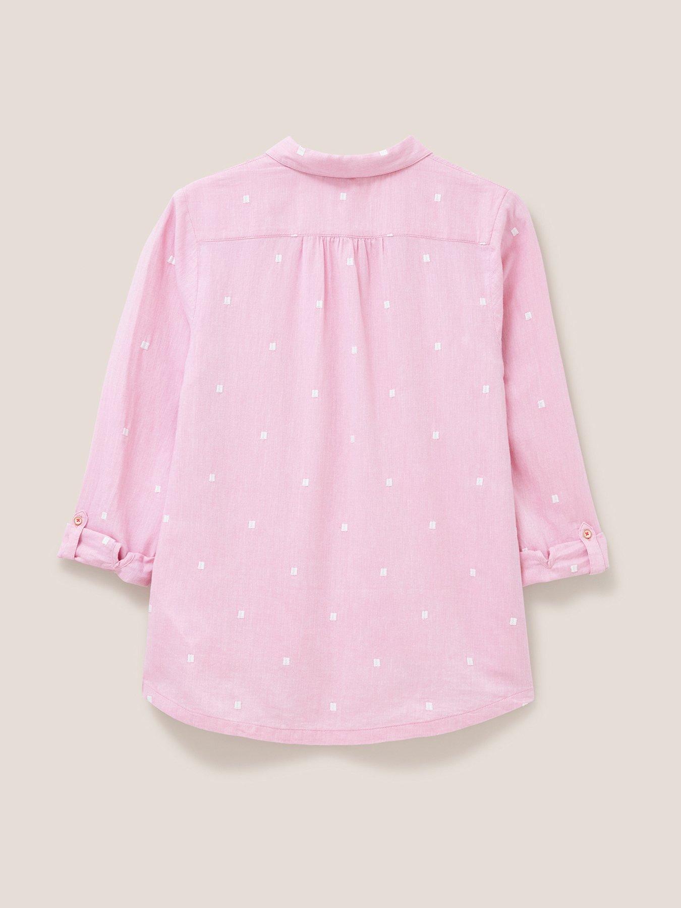  image of white-stuff-sophienbspcotton-shirt-pink
