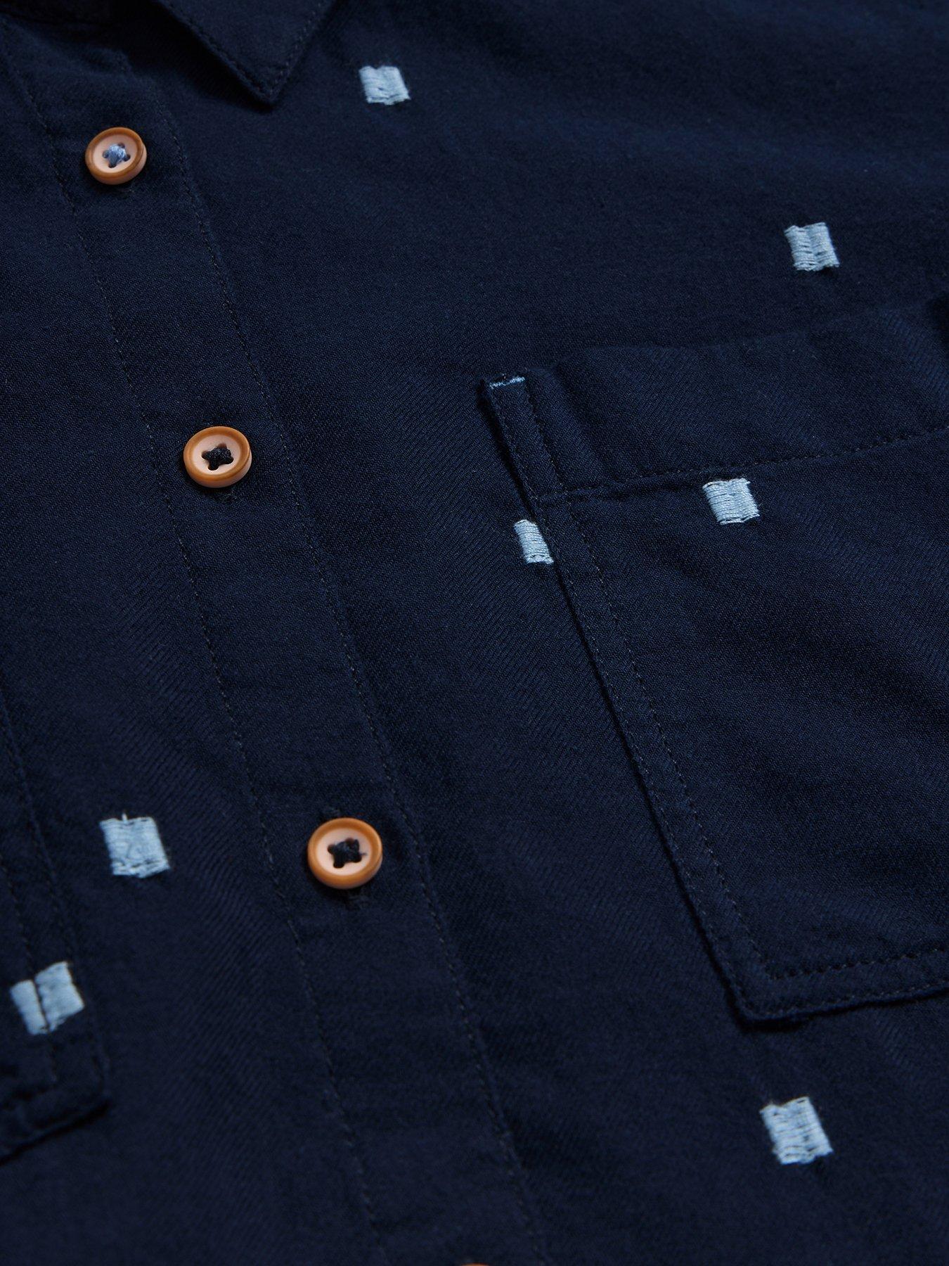  image of white-stuff-sophienbspcotton-shirt-navy