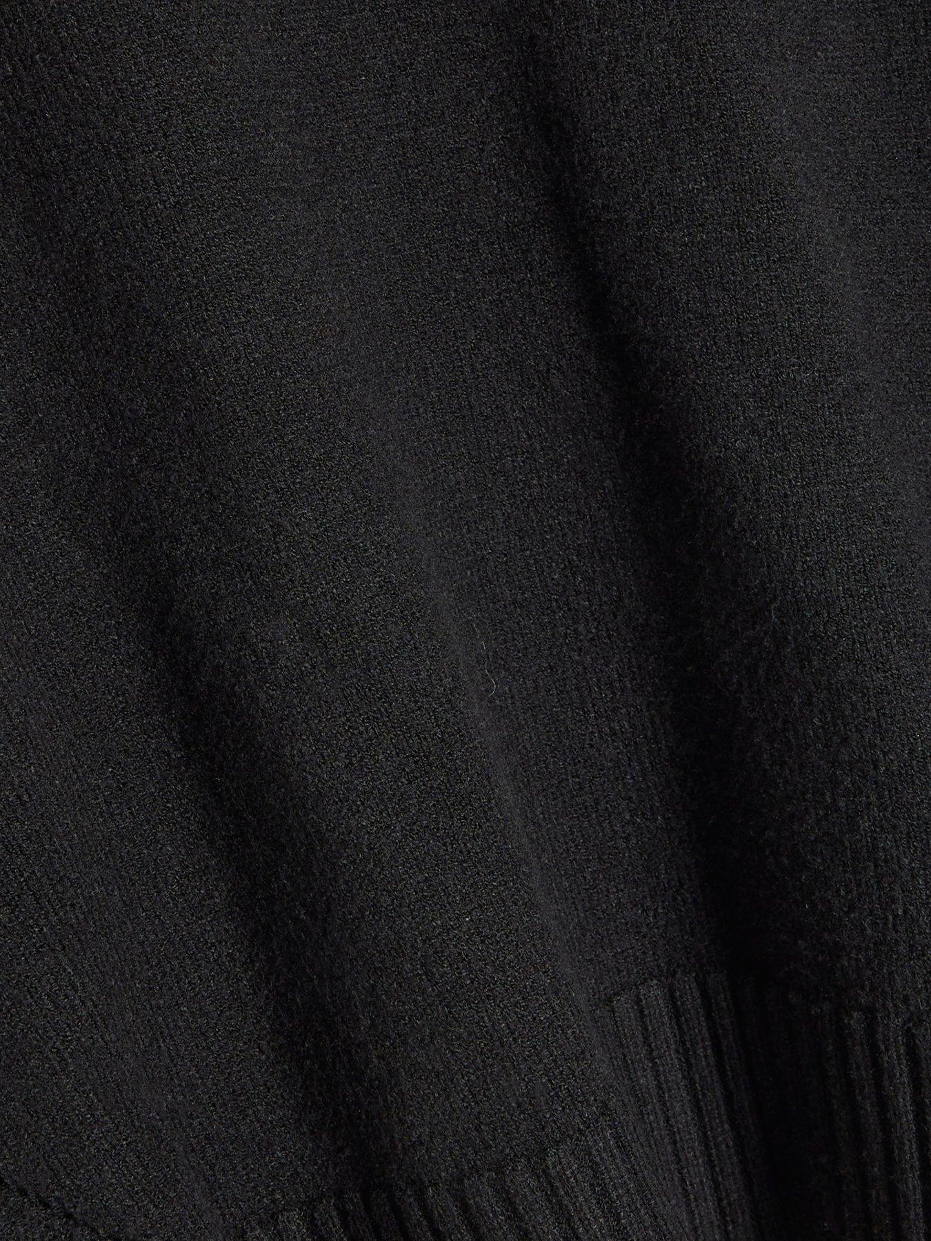  image of river-island-high-neck-jumper-black