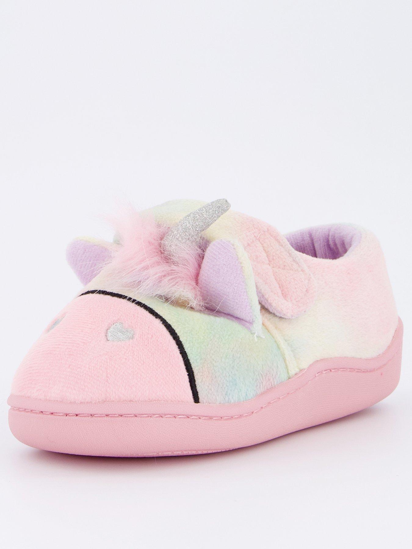 v-by-very-girls-unicorn-touch-strap-slipper