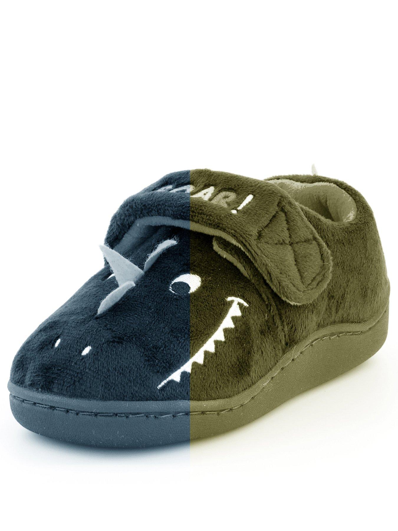 Dinosaur Slippers Totes Childrens Slippers Blue Carter's Oshkosh