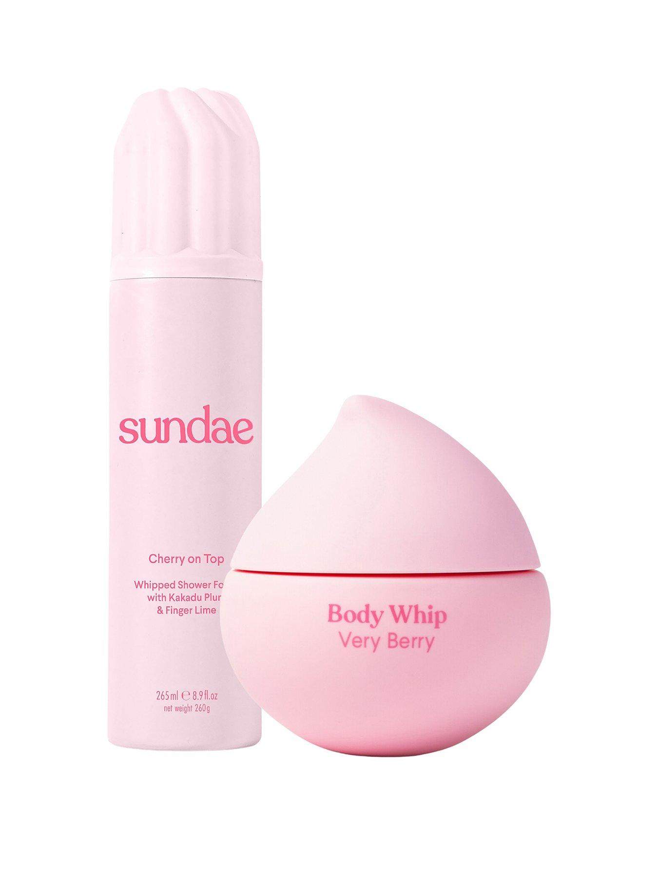 Sundae Very Berry Whipped Moisturiser & Cherry Whipped Shower Foam Duo