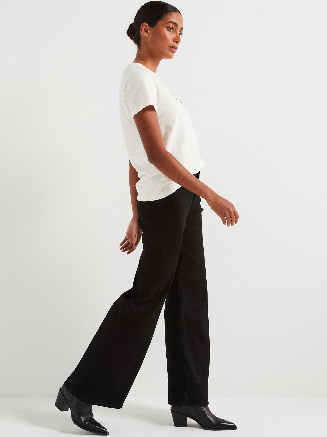 image of levis-318tradenbspshaping-wide-leg-jeans-soft-black