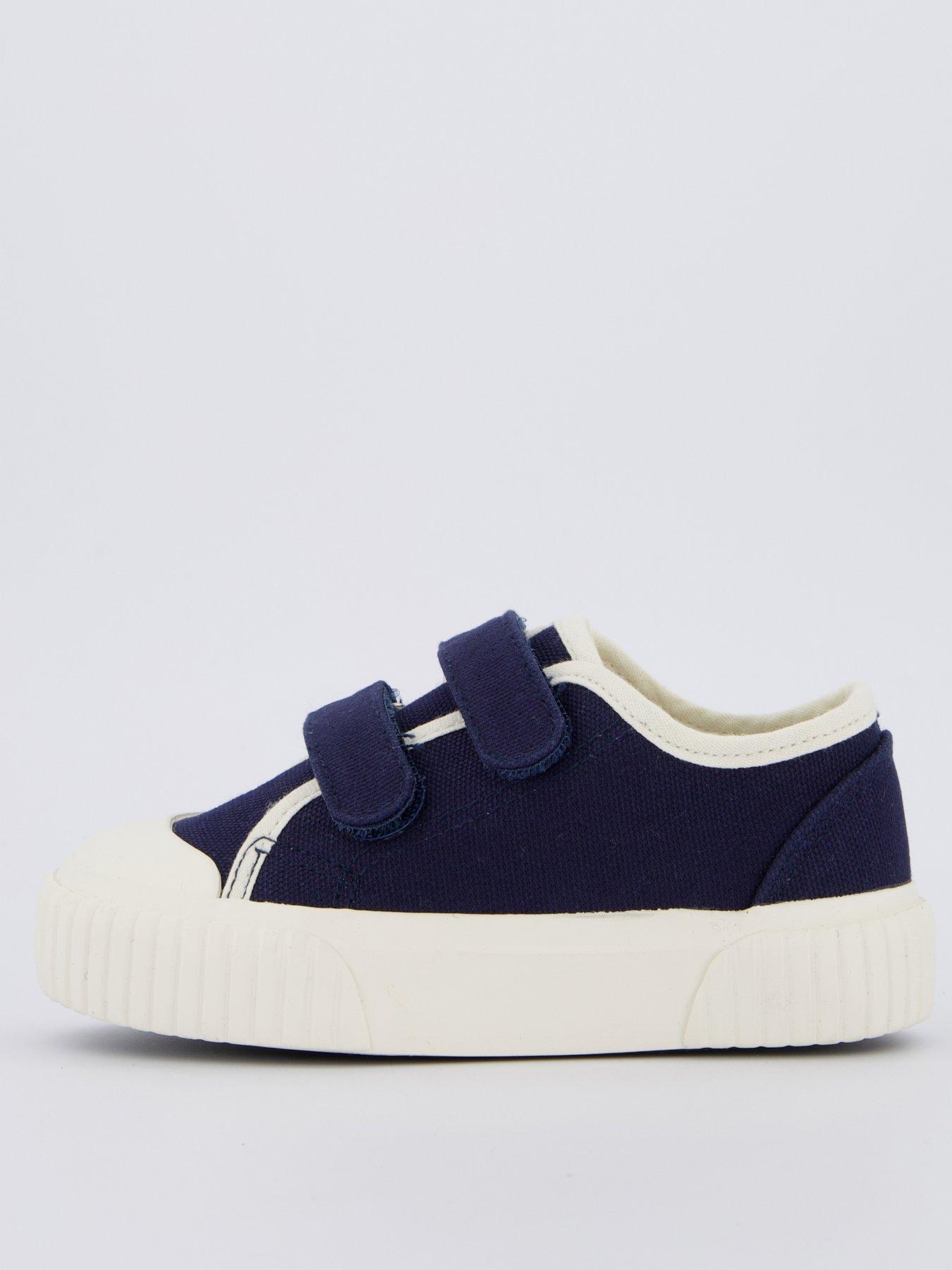 everyday-kids-canvas-twin-strap-pumps-navy