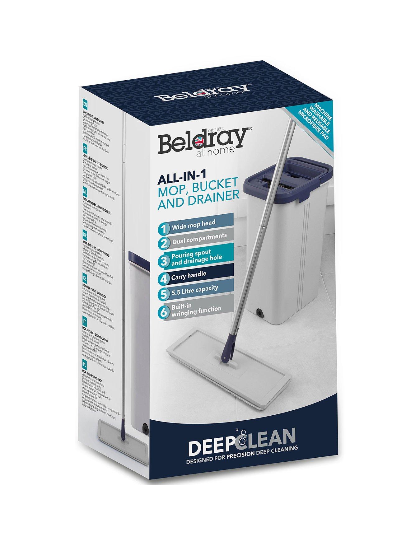 Image 1 of 7 of Beldray Deep Clean Flat Mop &amp; Bucket Set