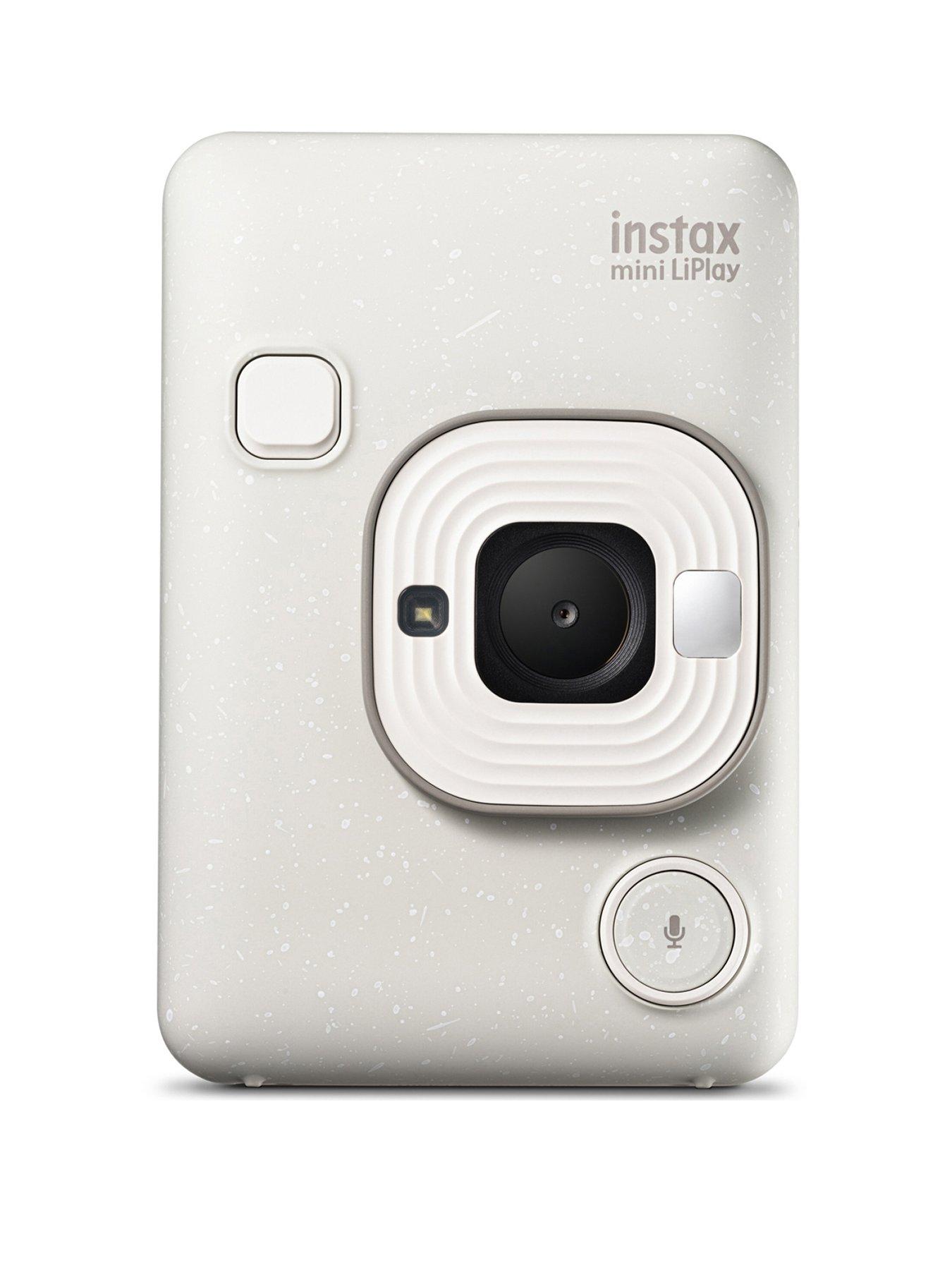Image 1 of 7 of Fujifilm Instax Mini LiPlay Hybrid Instant Camera - Misty White