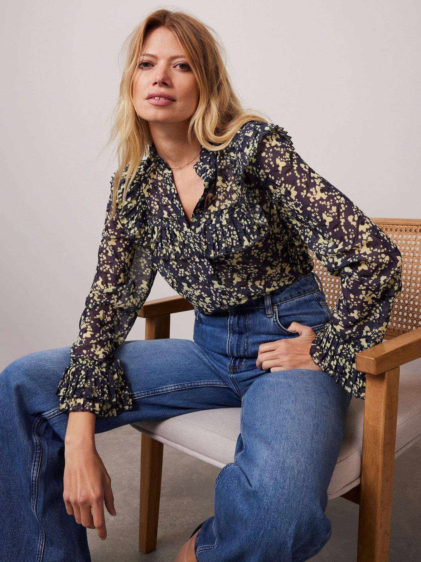 Mint velvet black blouse clearance