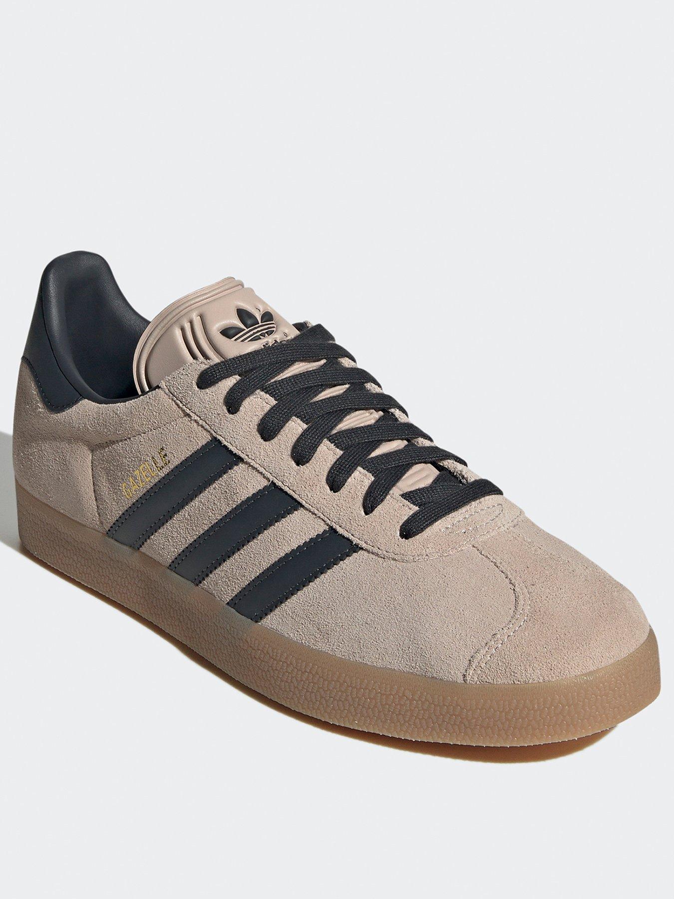  image of adidas-originals-unisex-gazelle-trainers-blackbrown