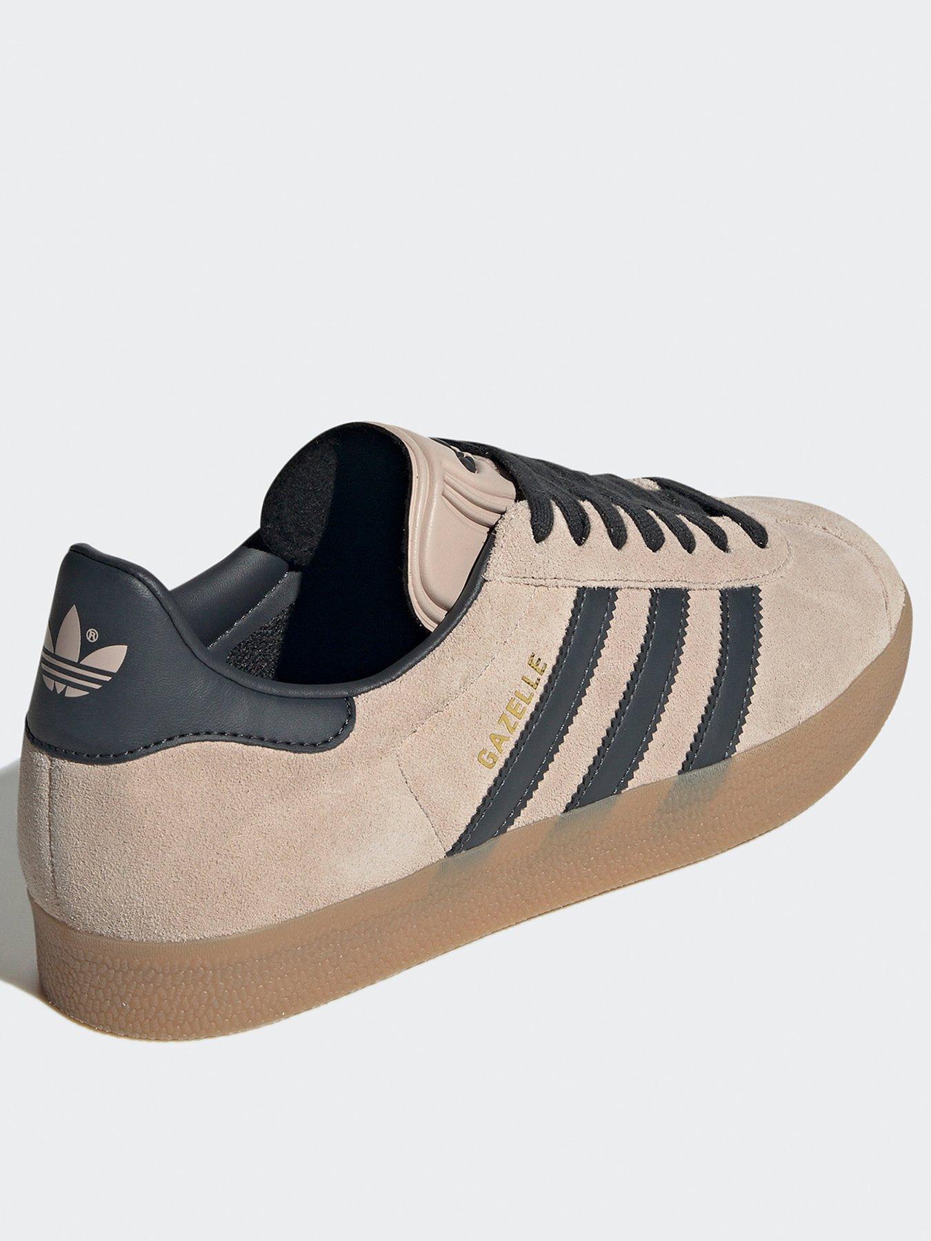  image of adidas-originals-unisex-gazelle-trainers-blackbrown