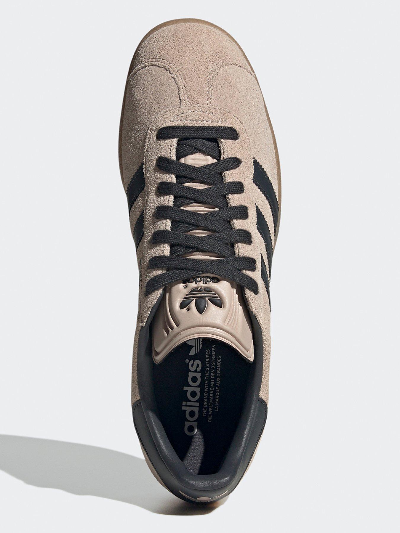  image of adidas-originals-unisex-gazelle-trainers-blackbrown