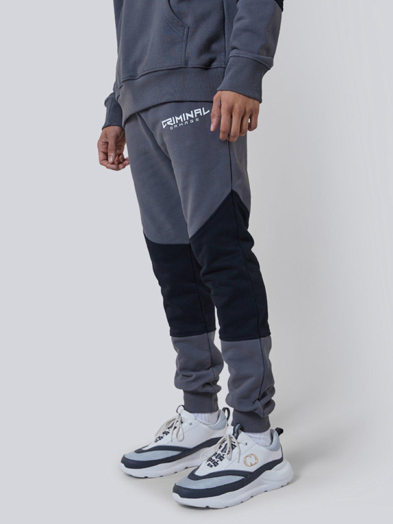 criminal-damage-roman-track-joggers-black