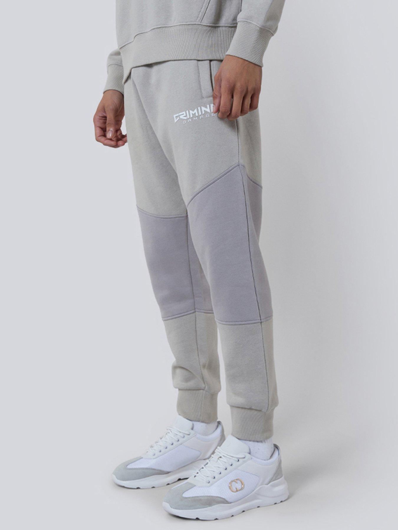 criminal-damage-roman-track-joggers-grey