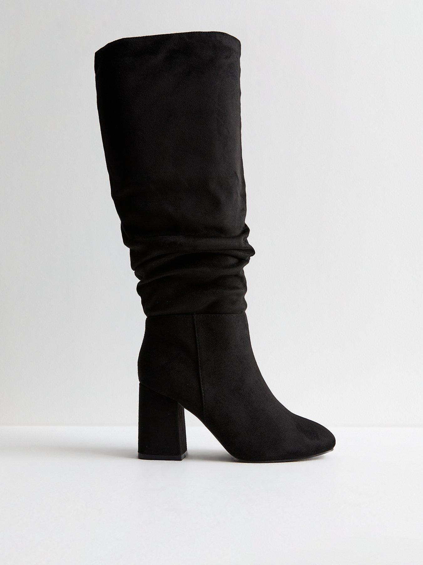 Womens black boots new look sales