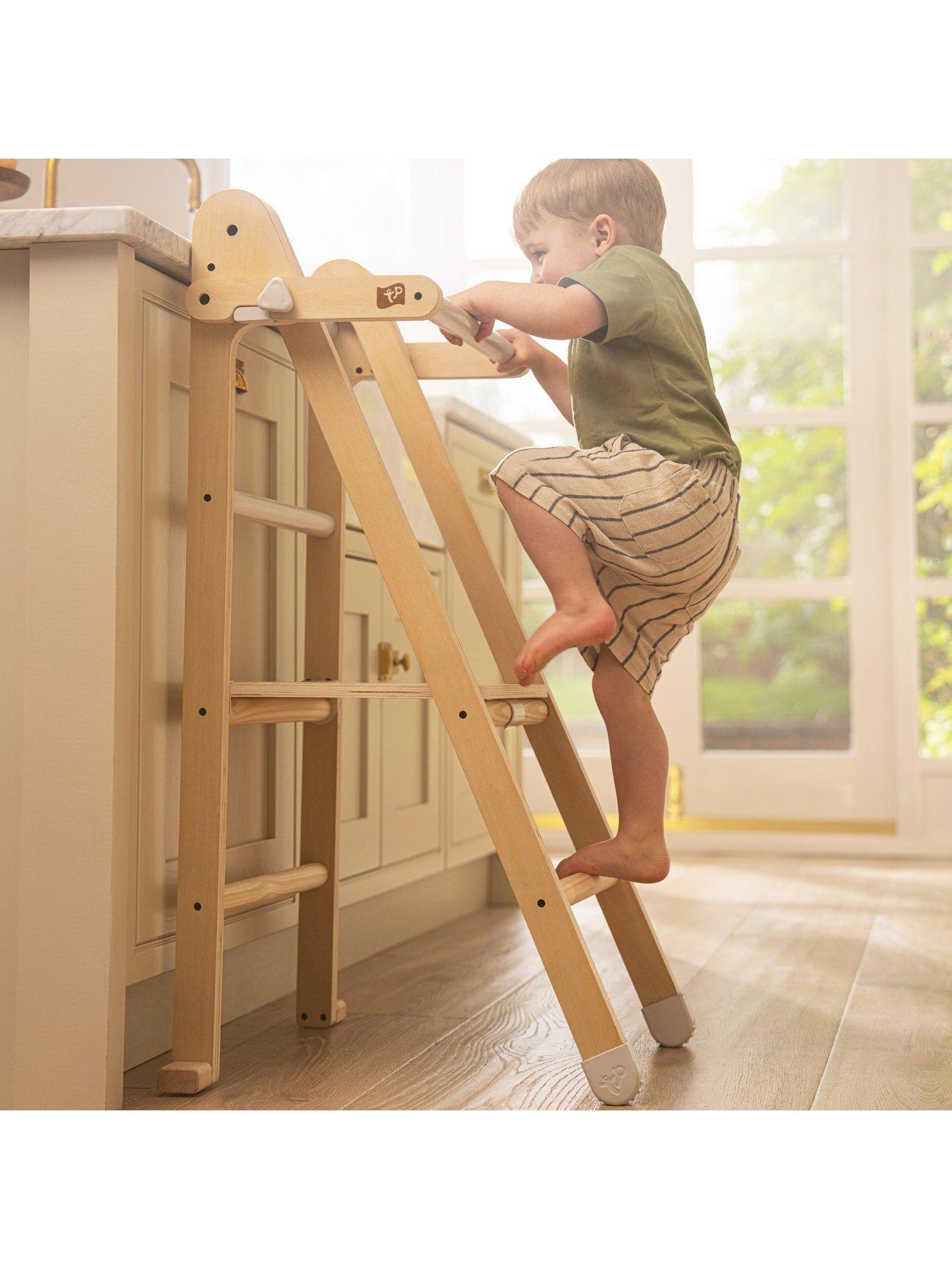 image of active-tots-wooden-indoor-foldingnbsphelper-tower