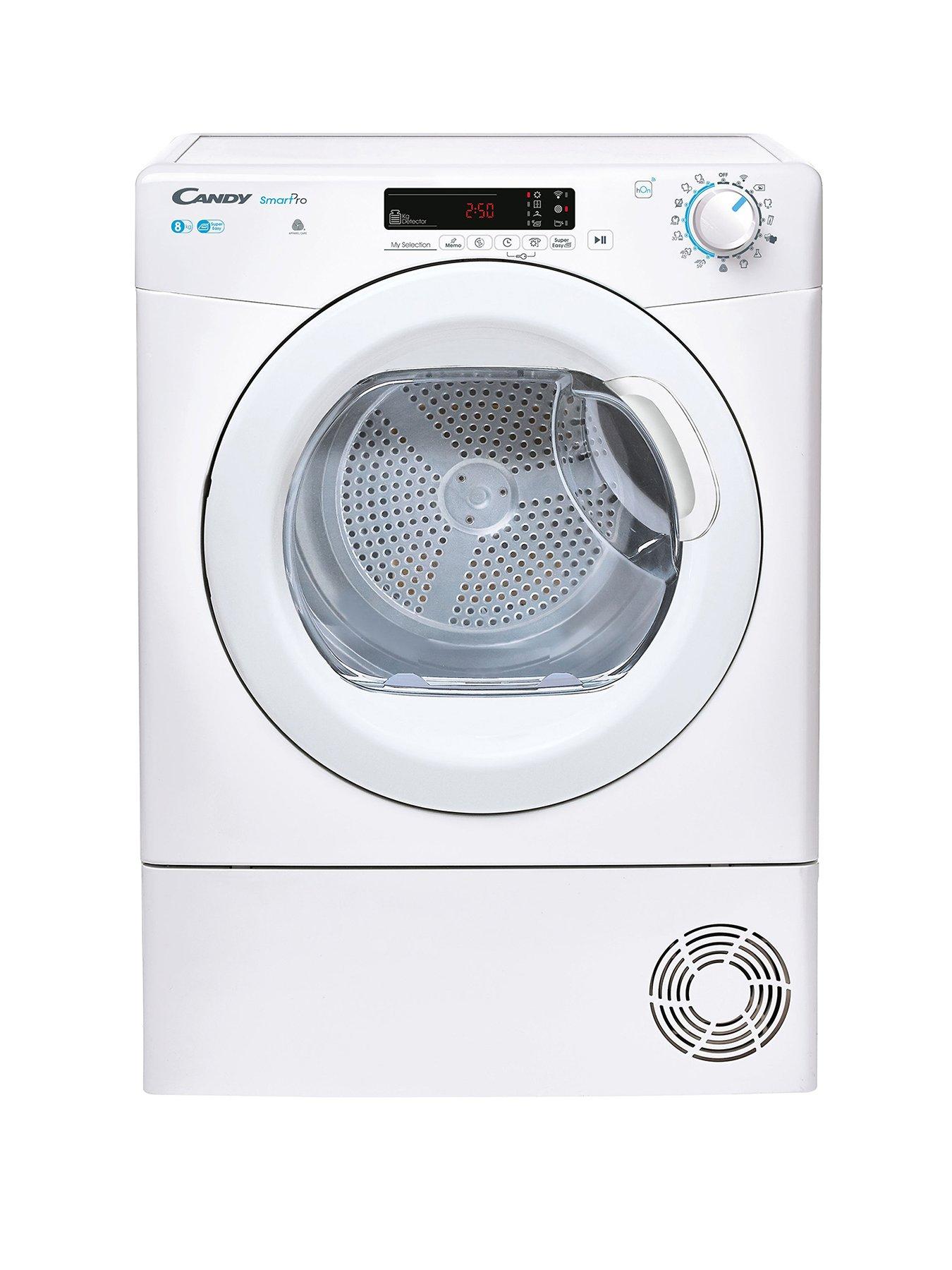 candy-smart-pronbspcsoe-c8dg-80-8kg-load-condenser-tumble-dryer--nbspwhite