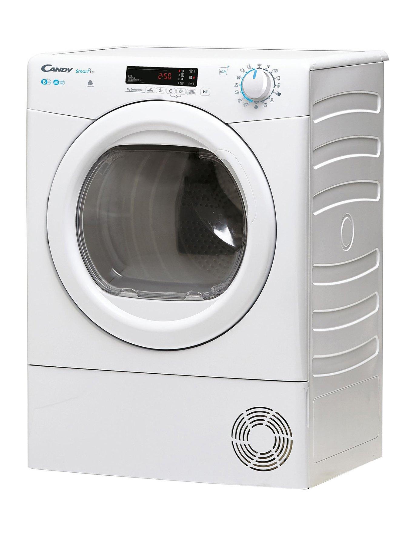 Image 2 of 7 of Candy Smart Pro CSOE C8DG-80 8kg Condenser Tumble Dryer, B Rated, Wifi -&nbsp;White