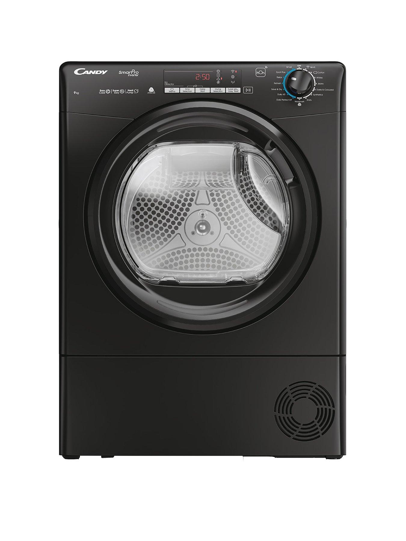 Image 1 of 7 of Candy Smart Pro CROEH9A3TBEB80/N 9kg Heat Pump Tumble Dryer, A+++ Rated, Wifi -&nbsp;Black
