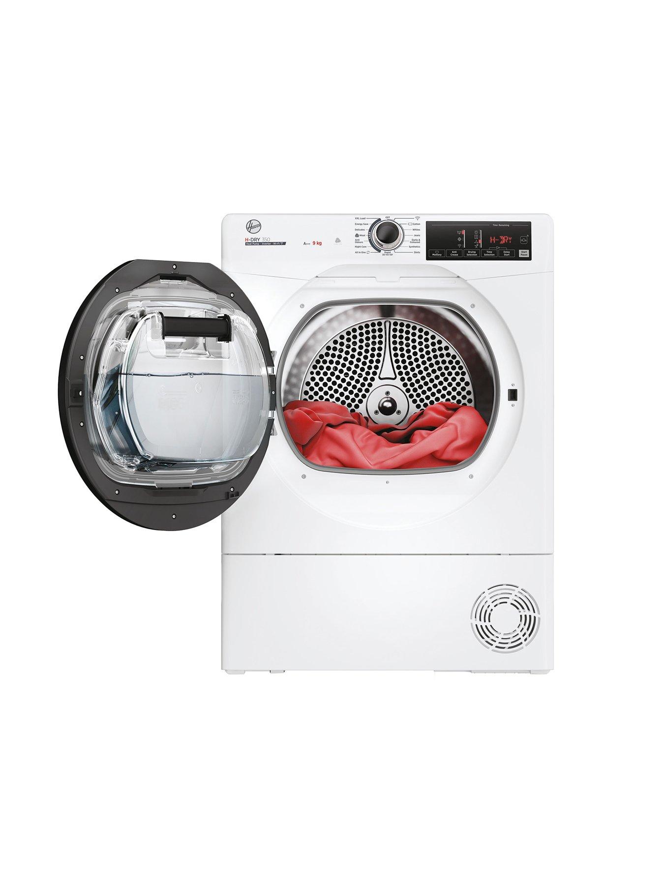 image of hoover-hre-h9a3tbe-80n-9kg-heat-pump--nbspblack