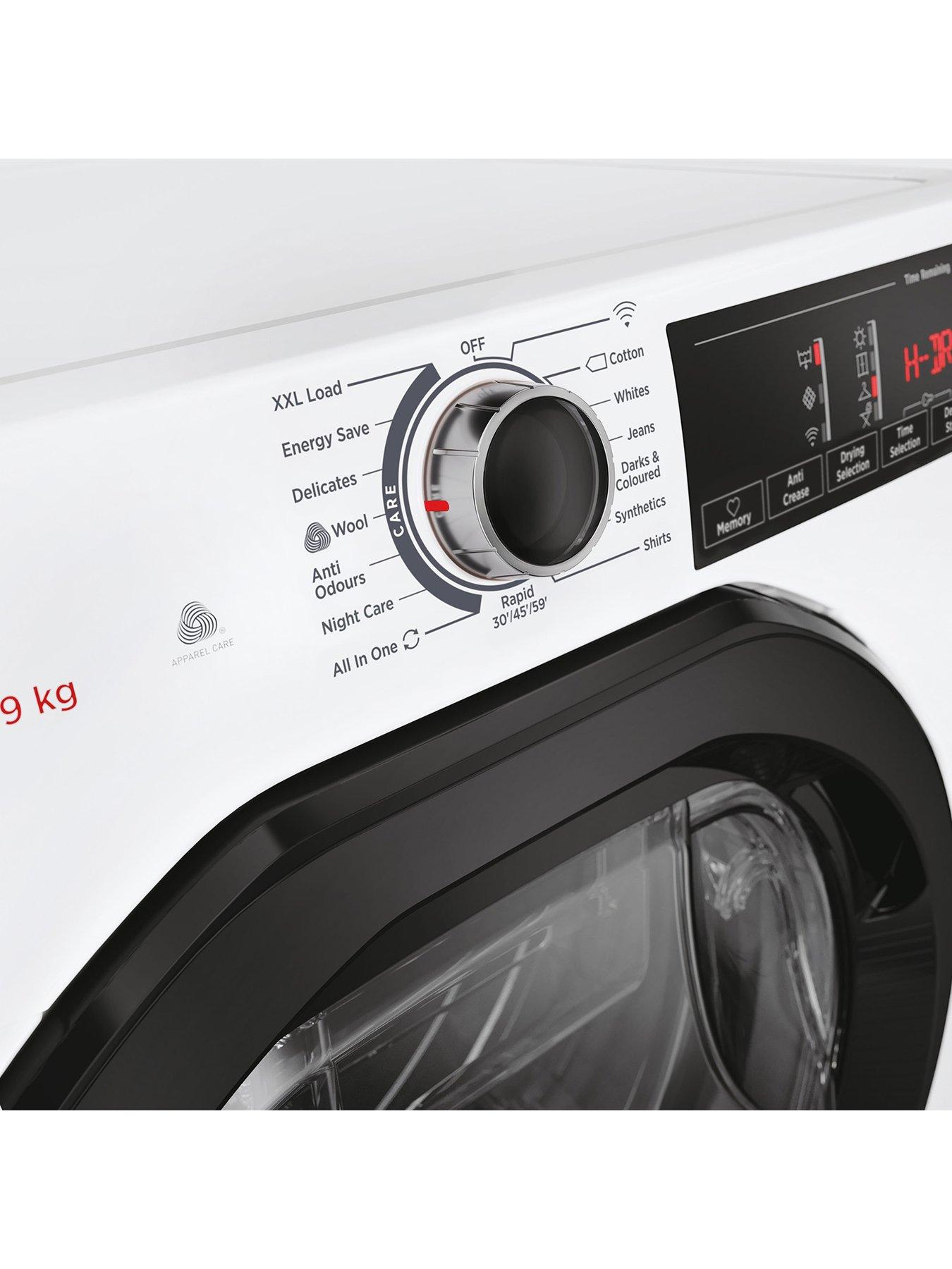  image of hoover-hre-h9a3tbe-80n-9kg-heat-pump--nbspblack