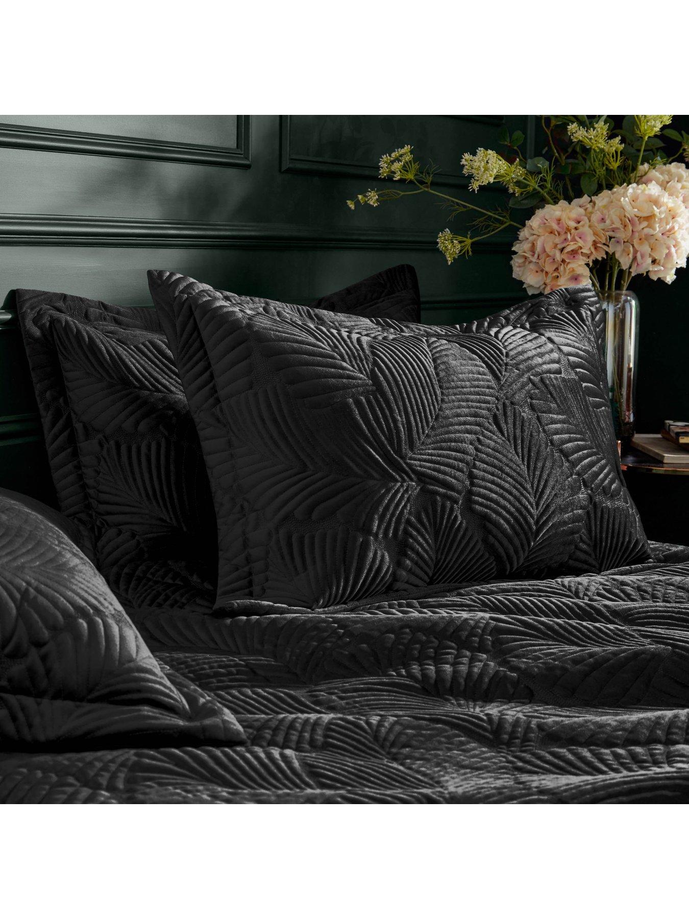  image of paoletti-palmeria-quilted-duvet-cover-set