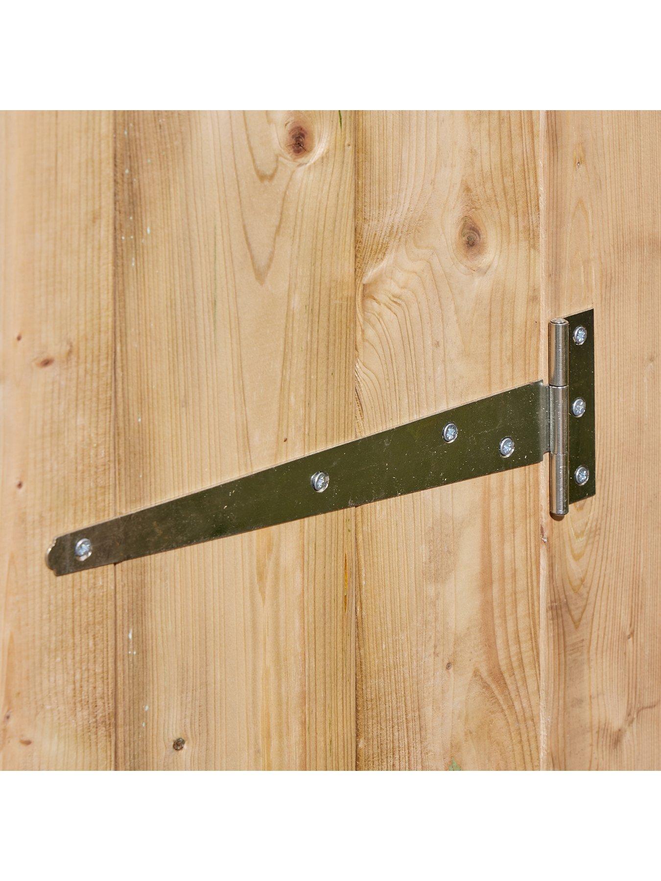  image of rowlinson-8x6ft-shiplap-apex-shed-double-door-with-window