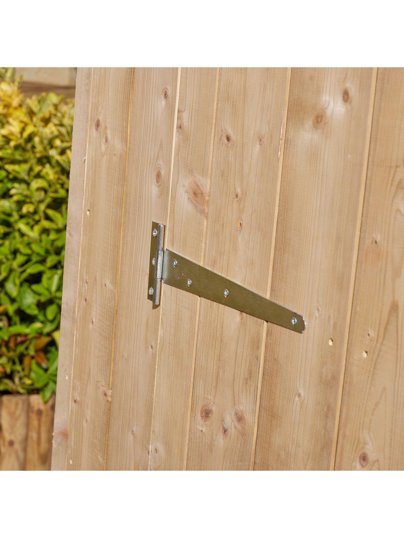  image of rowlinson-4x4ftnbspshiplap-apex-shed--nbspsingle-door