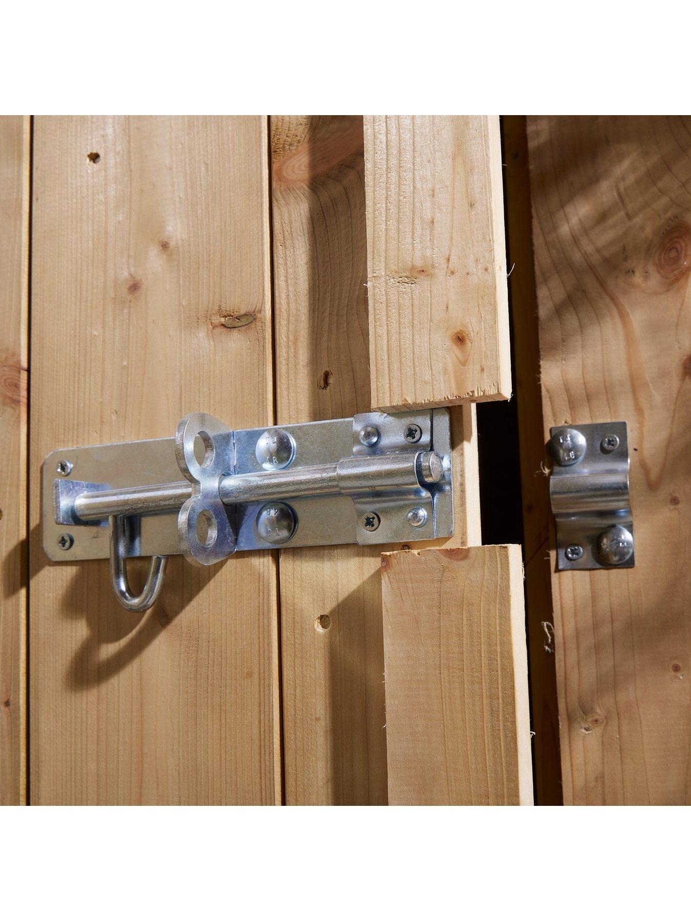  image of rowlinson-4x4ftnbspshiplap-apex-shed--nbspsingle-door