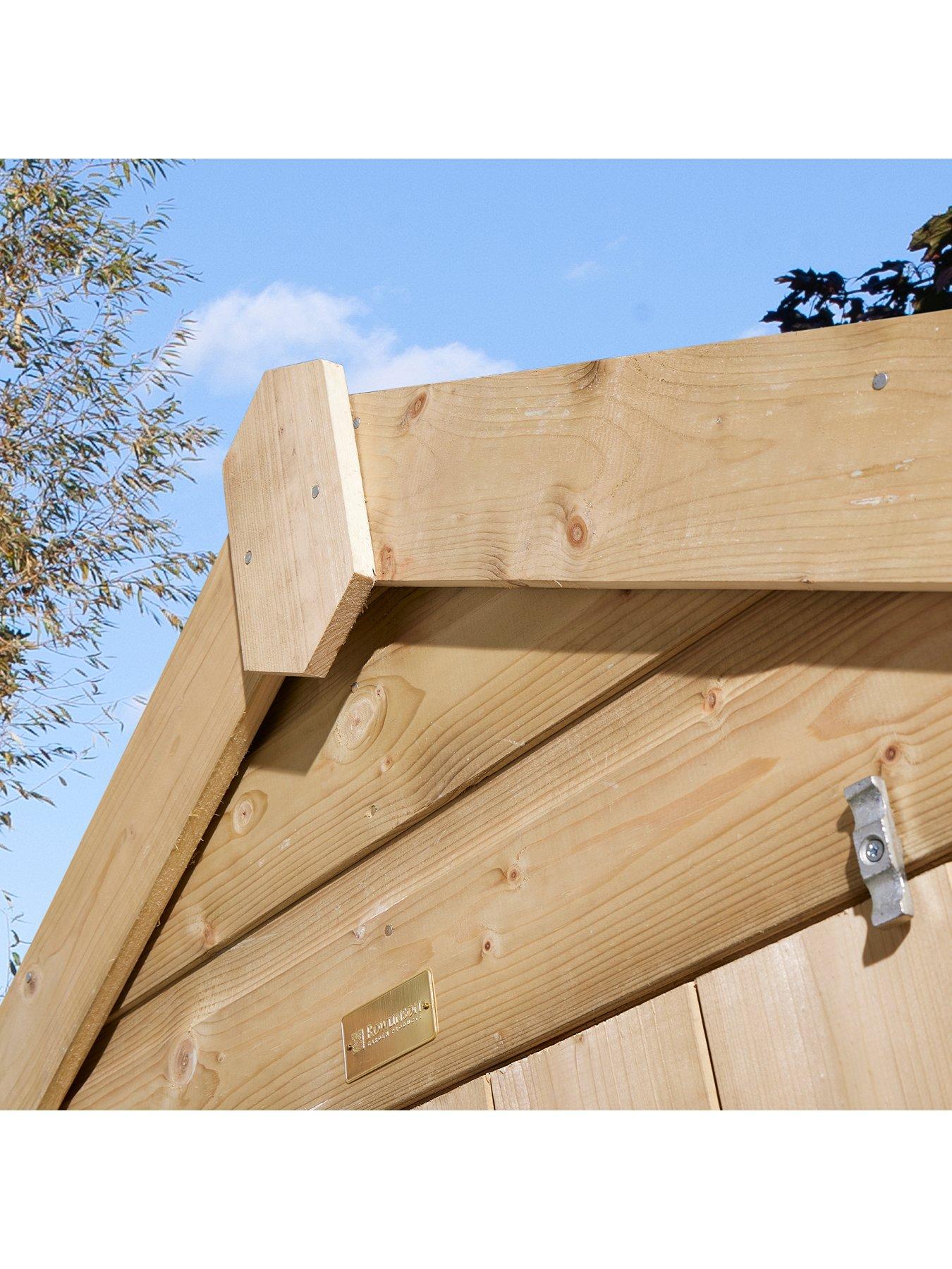 Image 7 of 7 of Rowlinson 4x4ft&nbsp;Shiplap Apex Shed -&nbsp;Single Door
