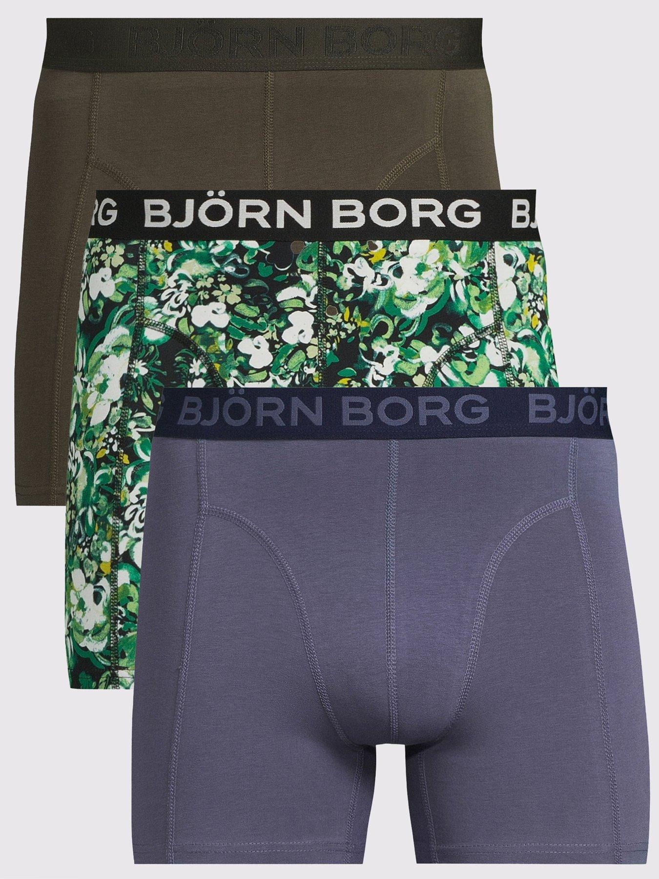 undefined Mens Cotton Stretch Boxer 3 -Multi