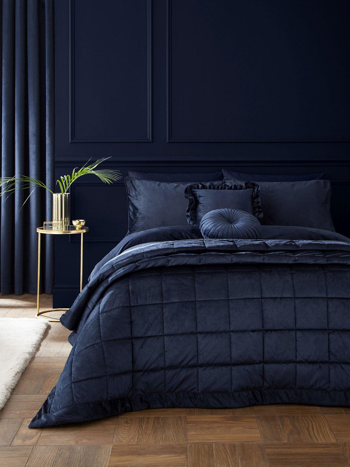 undefined Kingsley Matt Velvet Duvet Cover Set