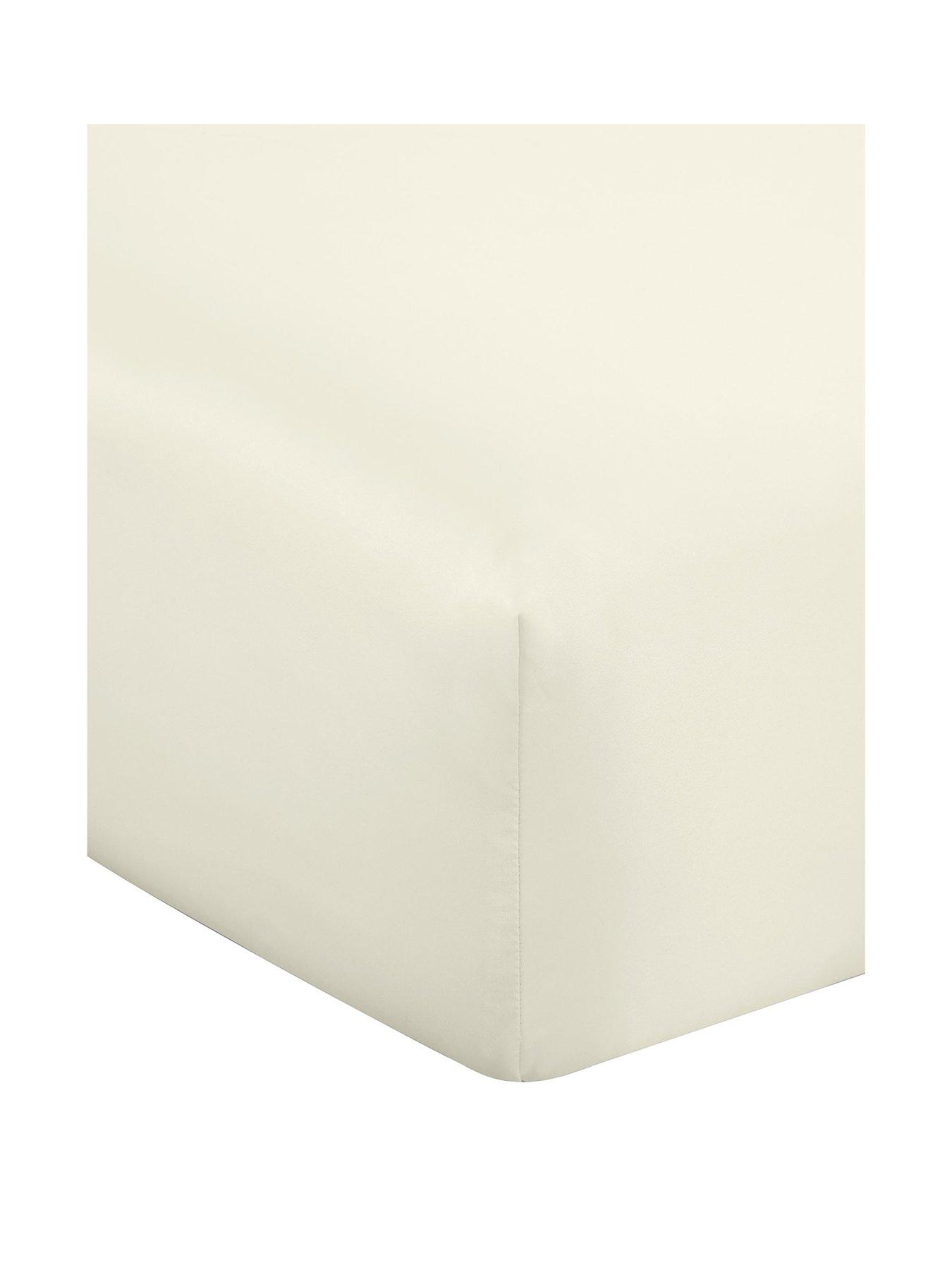  image of catherine-lansfield-silky-soft-satin-fitted-sheet-champagne
