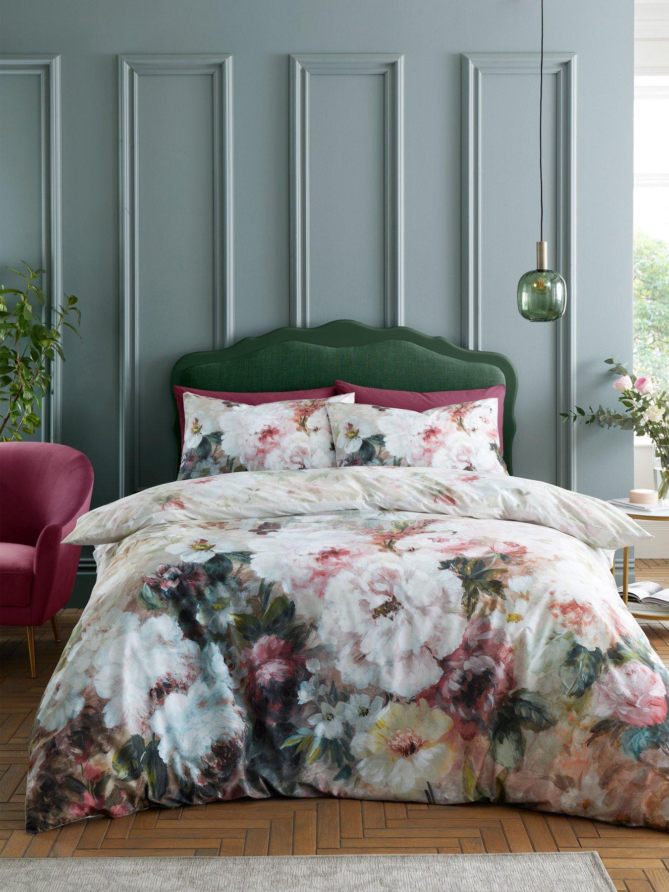 RHS Rose Bloom 100% Cotton Duvet Set