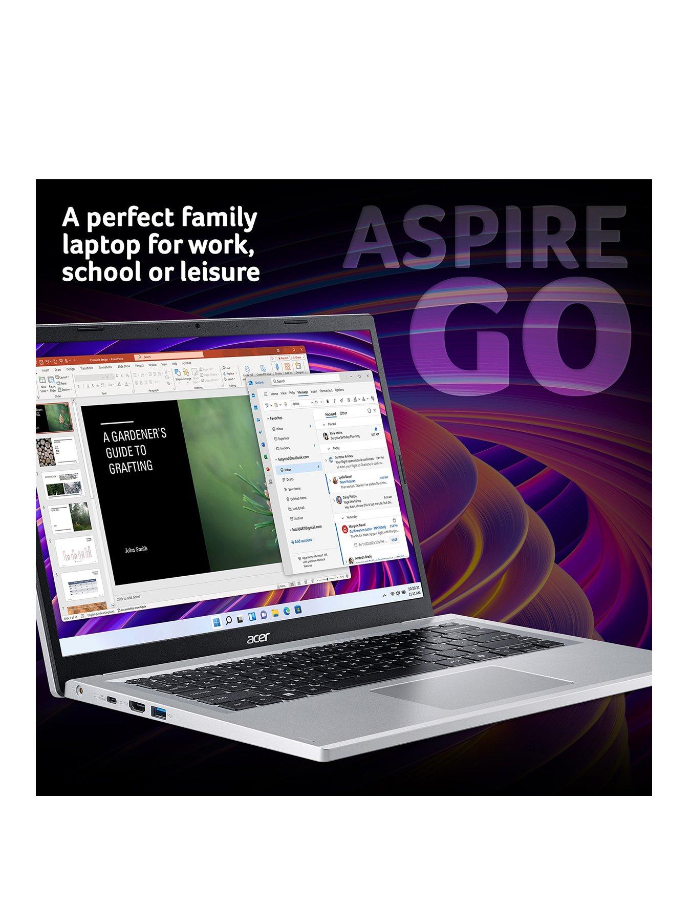  image of acer-aspire-go-14-laptop-14in-wuxga-amd-ryzen-3-7320u-8gb-ram-128gb-ssd-silver