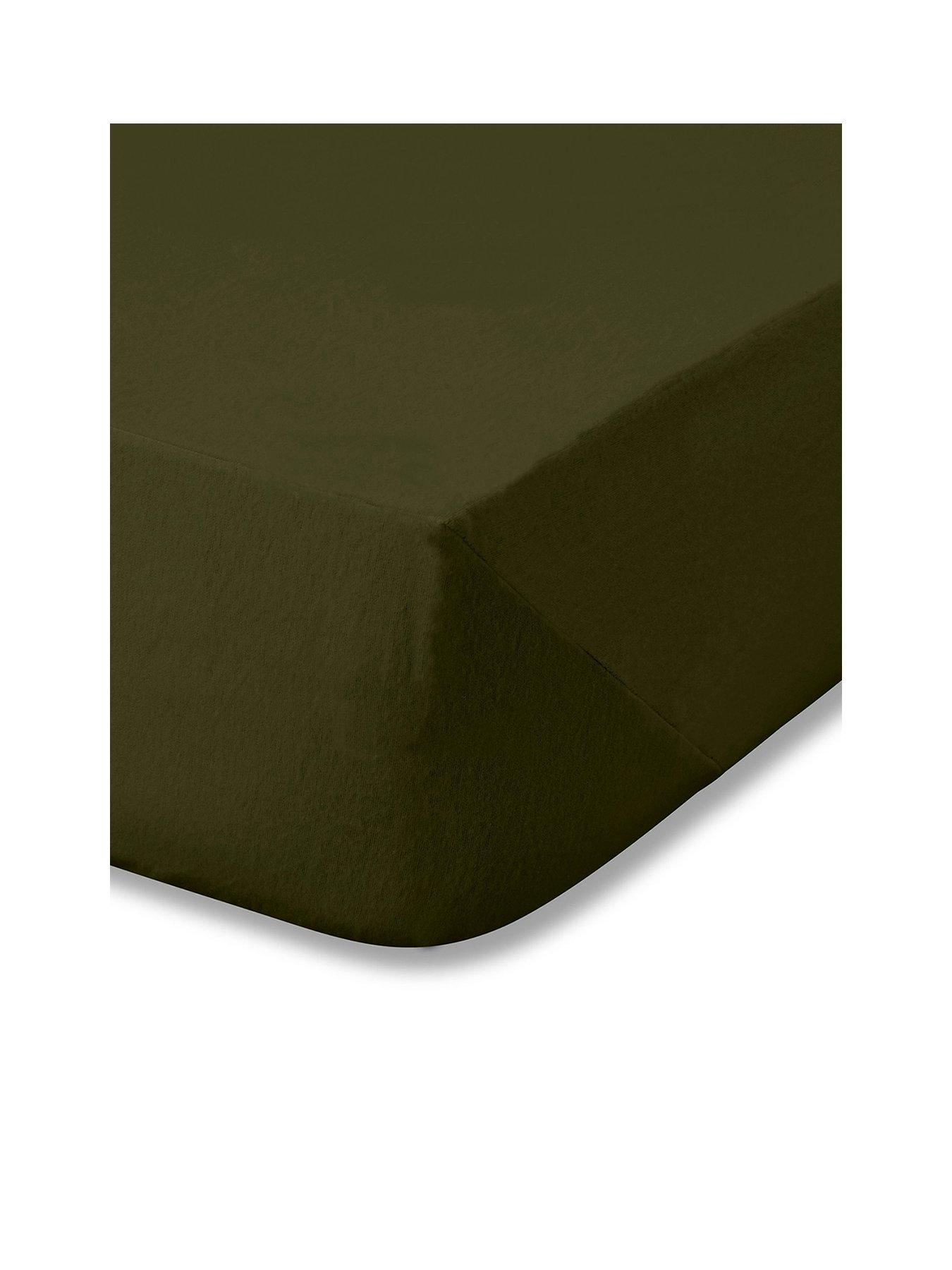  image of catherine-lansfield-brushed-100-cotton-fitted-sheet