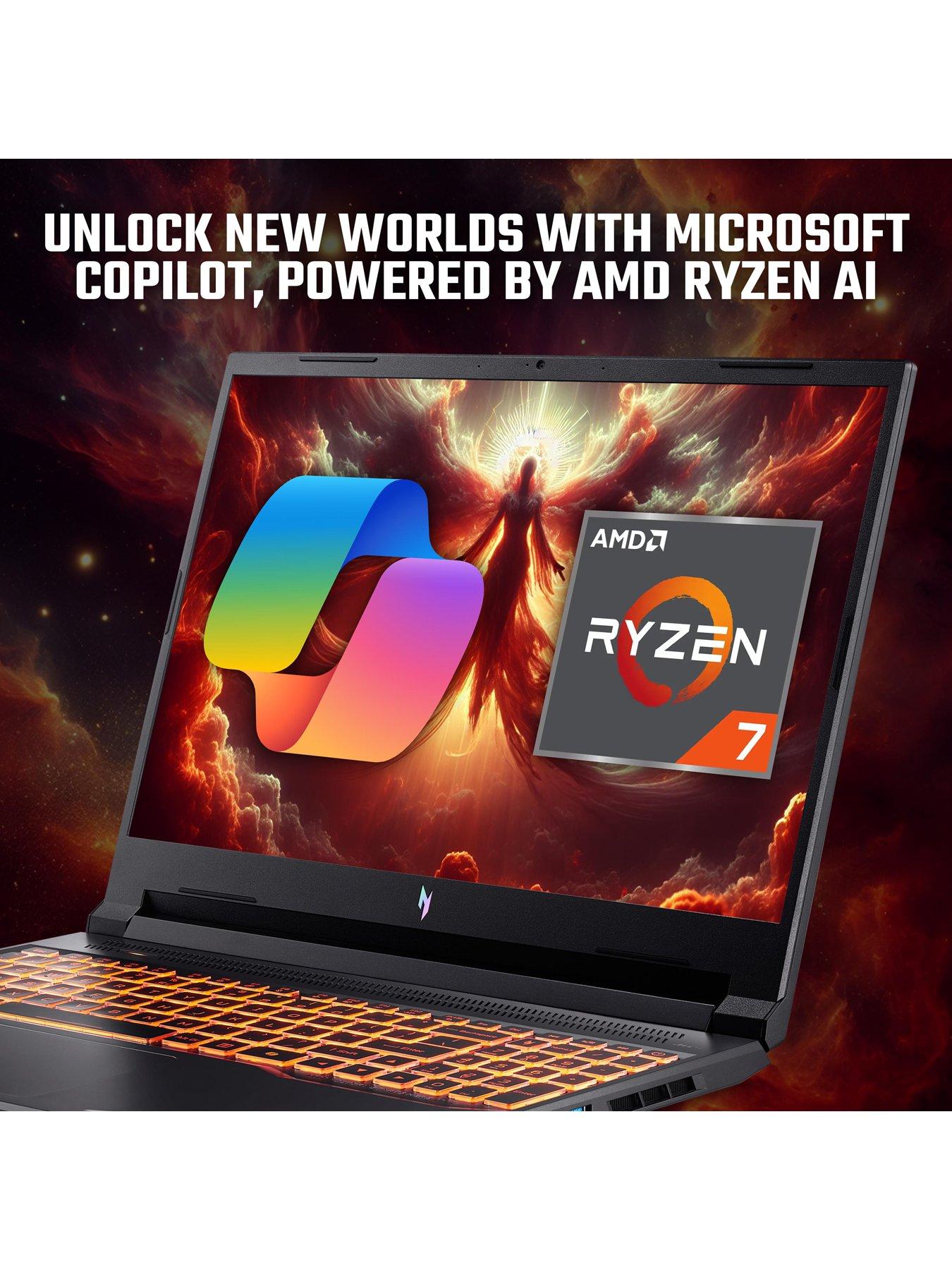  image of acer-nitro-v16-gaming-laptop-16in-wuxga-165hznbspgeforce-rtx-3050nbspamd-ryzen-7-8845hsnbsp16gb-ramnbsp512gb-ssd--nbspblack