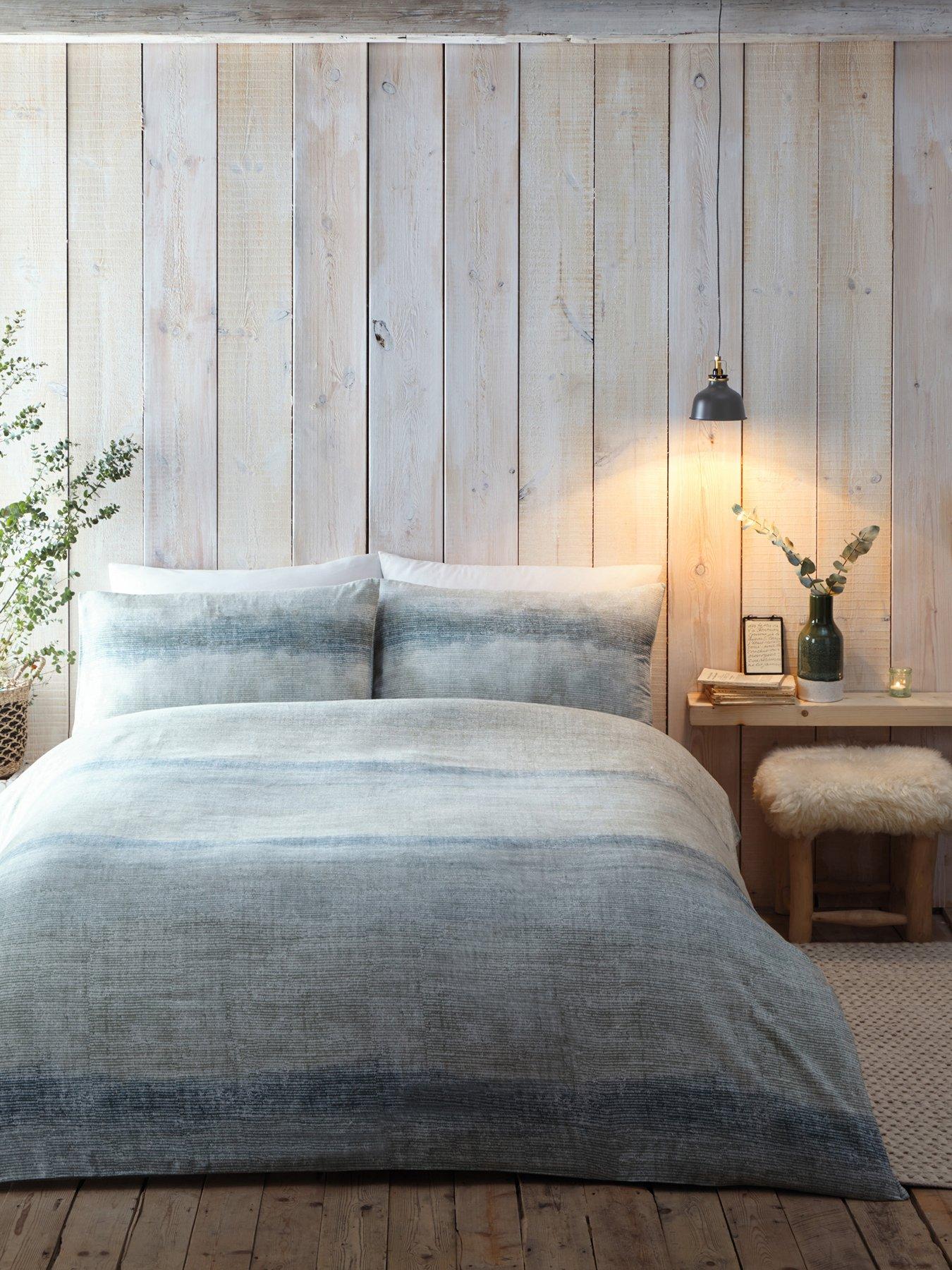 Image 1 of 5 of Appletree Anson 100% Brushed Cotton Stripe Duvet Set