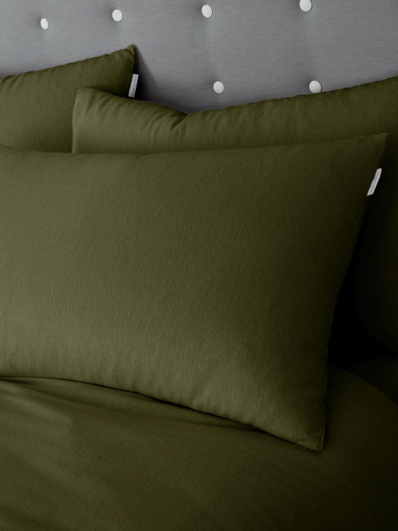 front image of catherine-lansfield-brushed-100-cotton-standard-pillow-case-pair