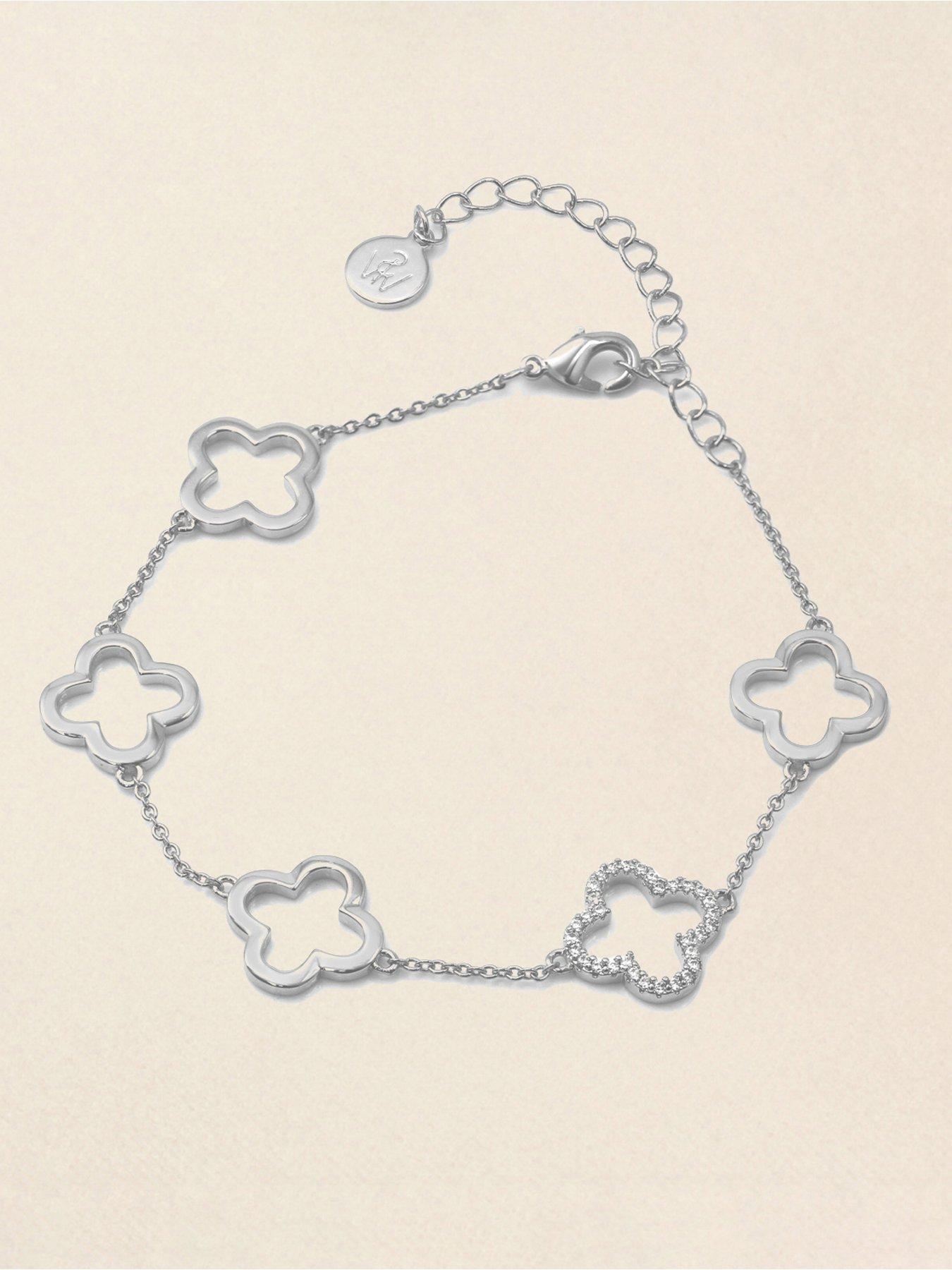 Image 3 of 3 of Say It With Clover Bracelet - Silver