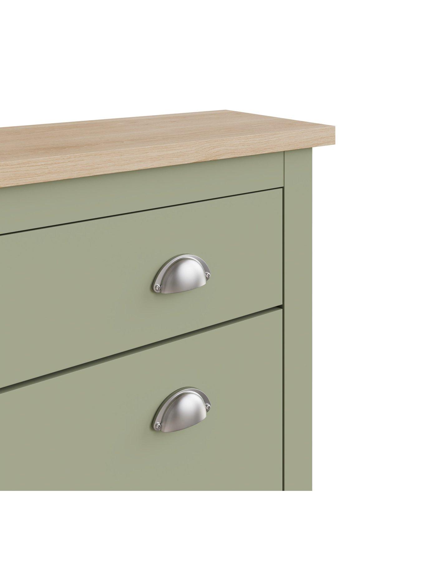 Image 4 of 4 of GFW Lancaster 1 Drawer Shoe Storage - Sage