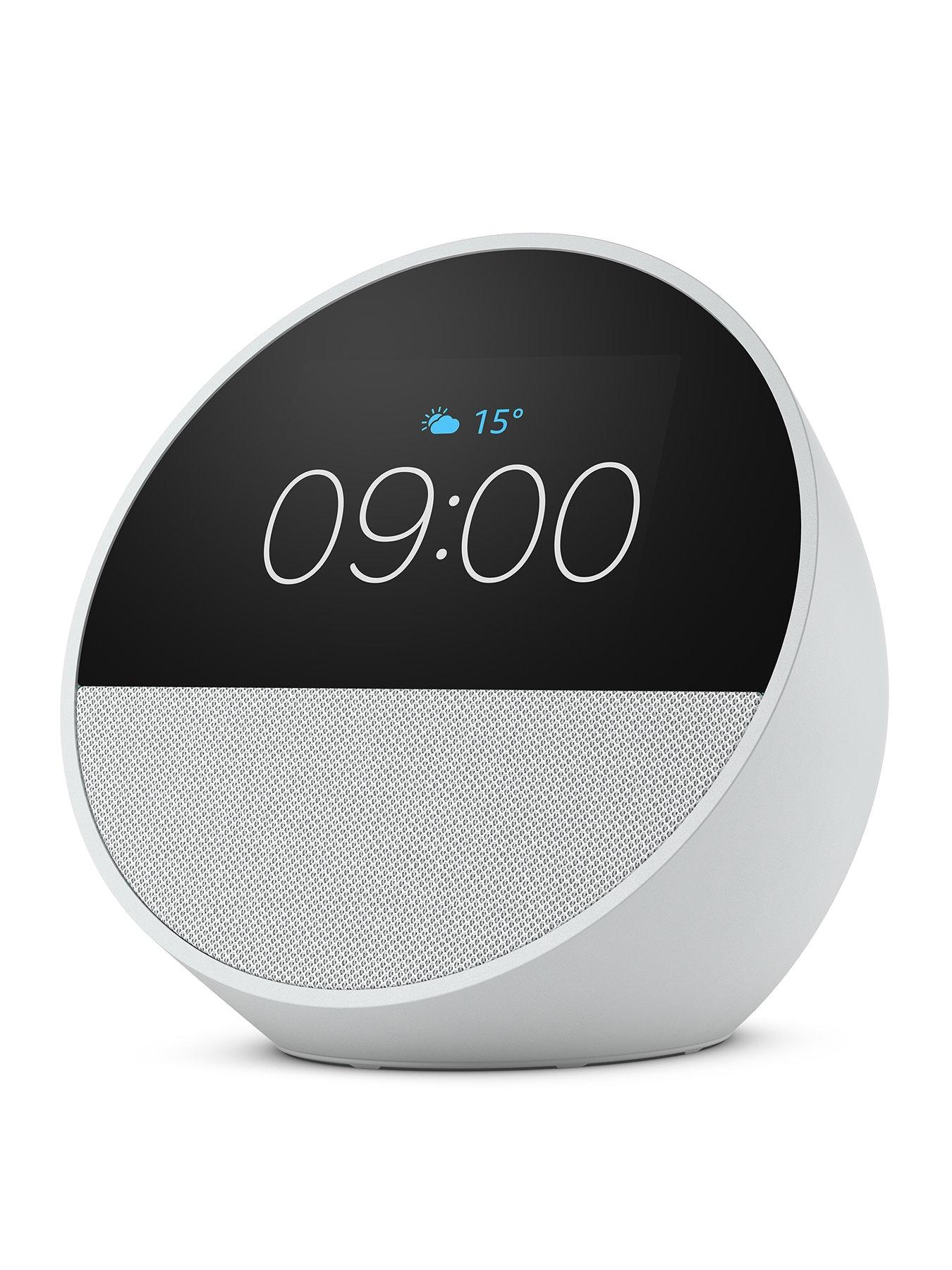 undefined Echo Spot Alarm Clock with Alexa - White