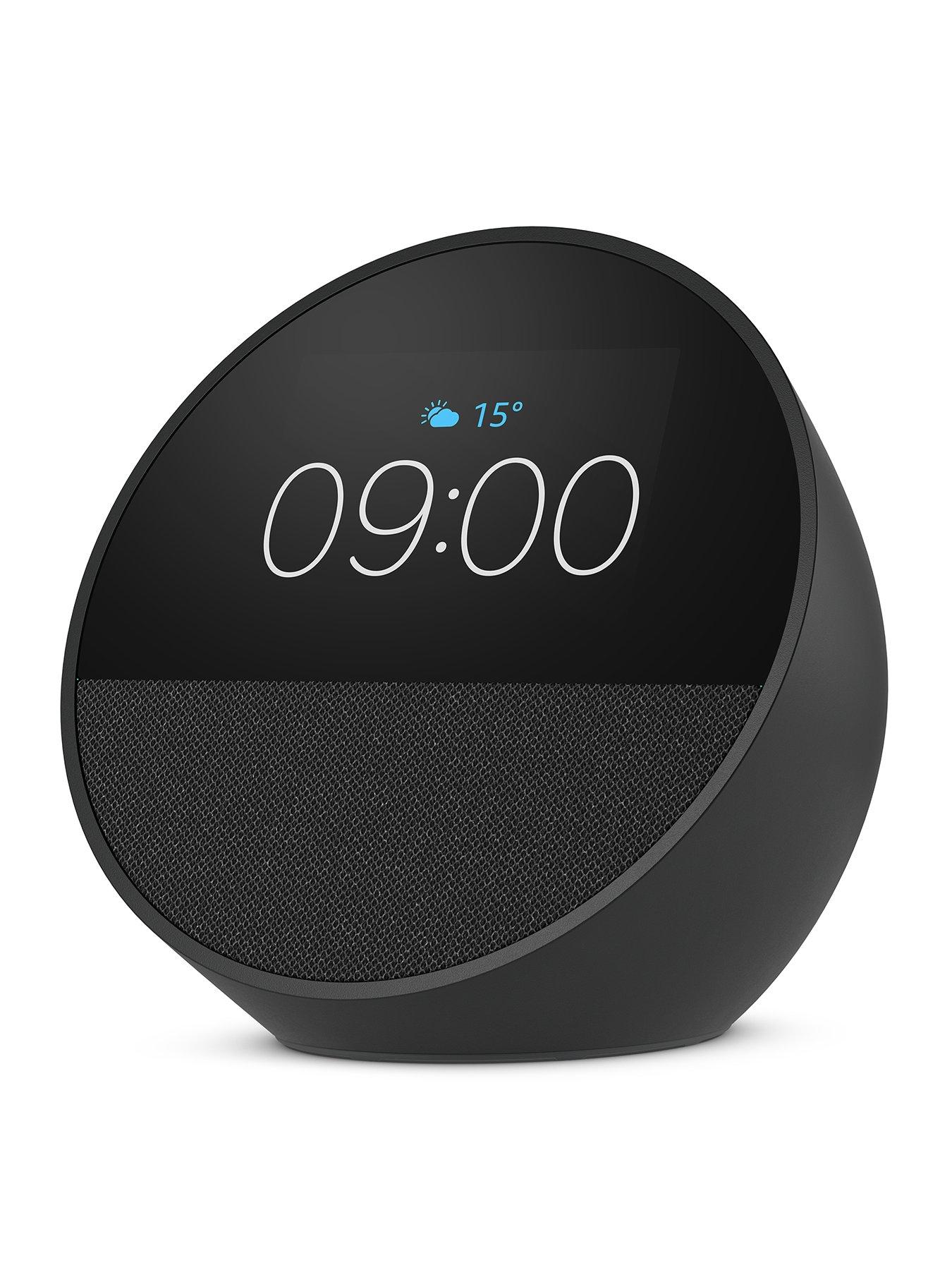 Image 1 of 7 of Amazon Echo Spot Alarm Clock with Alexa - Black