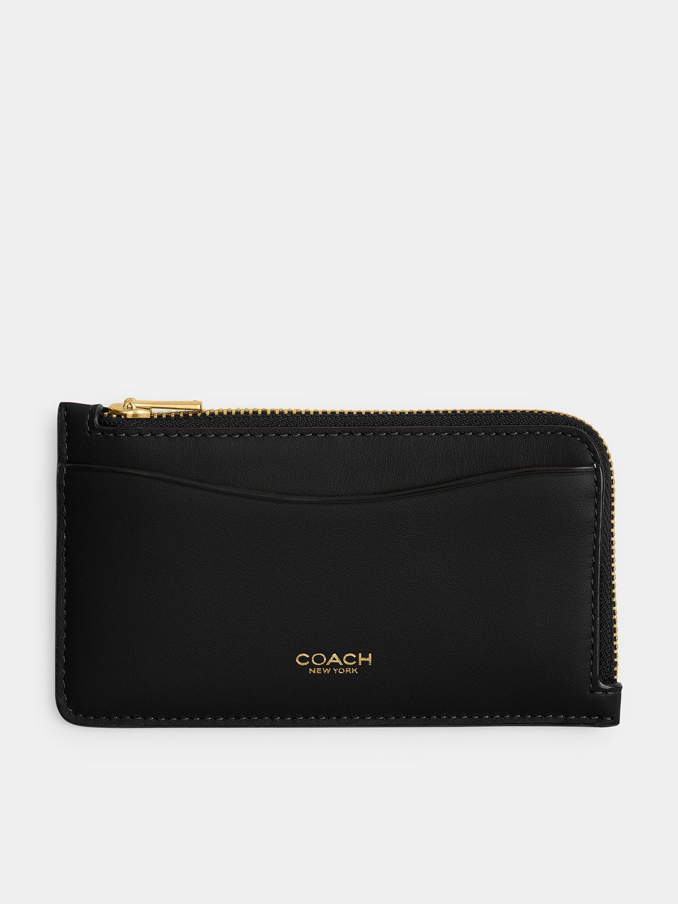 coach-refined-calf-leather-new-york-zip-card-case-black