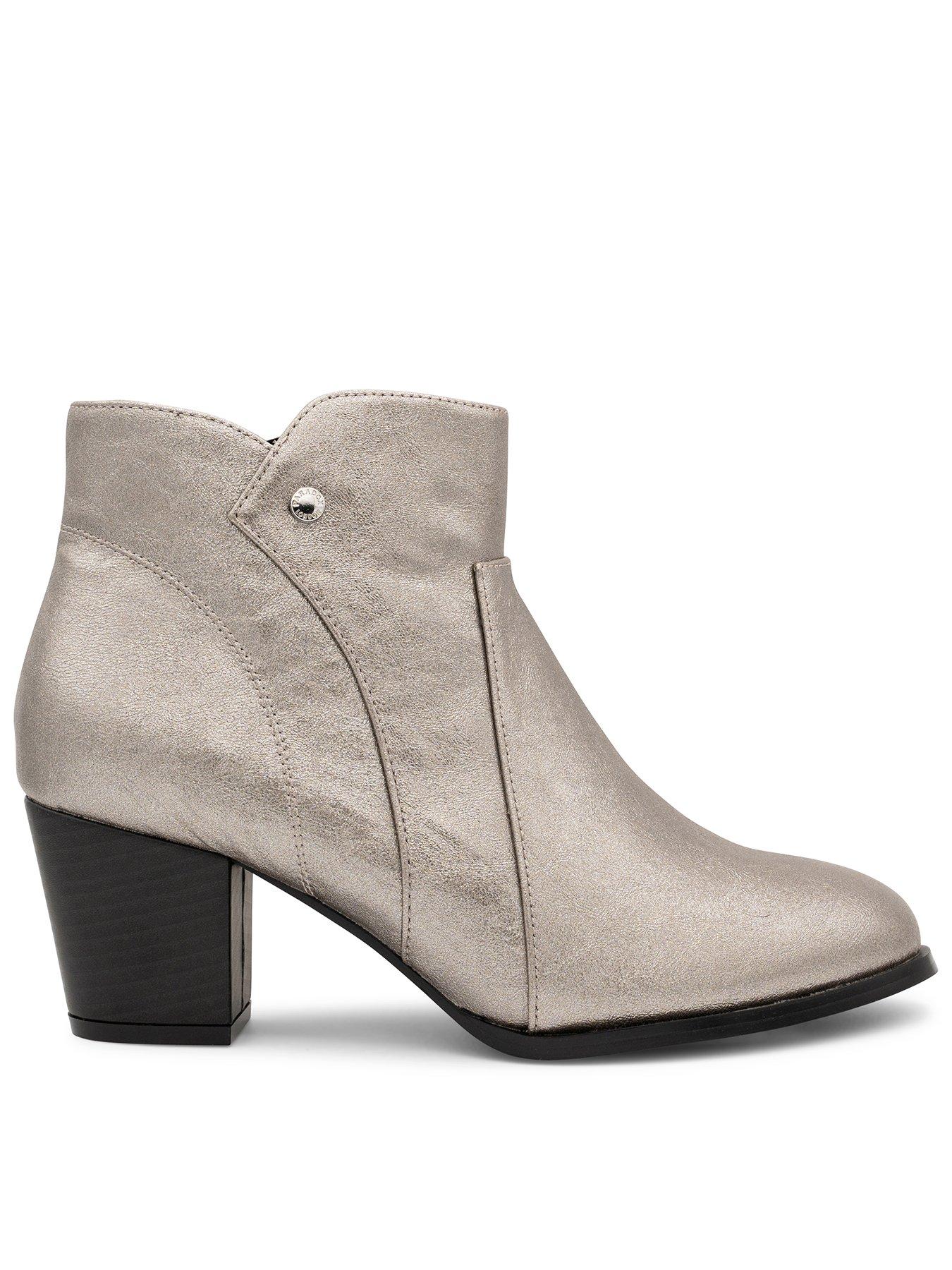 paradox-london-belinda-pewter-wide-fit-boot