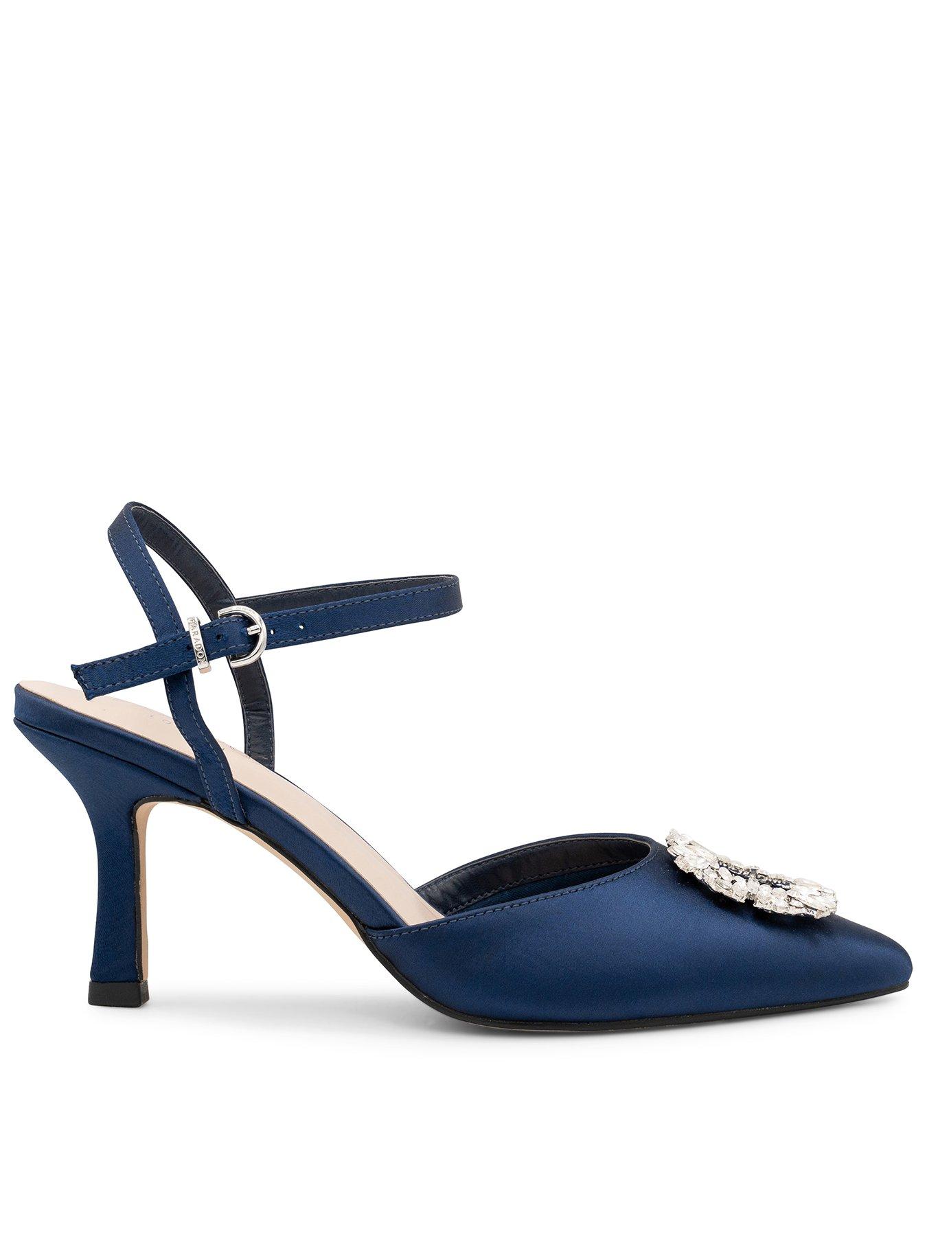  image of paradox-london-cerys-standard-fit-shoe-navy