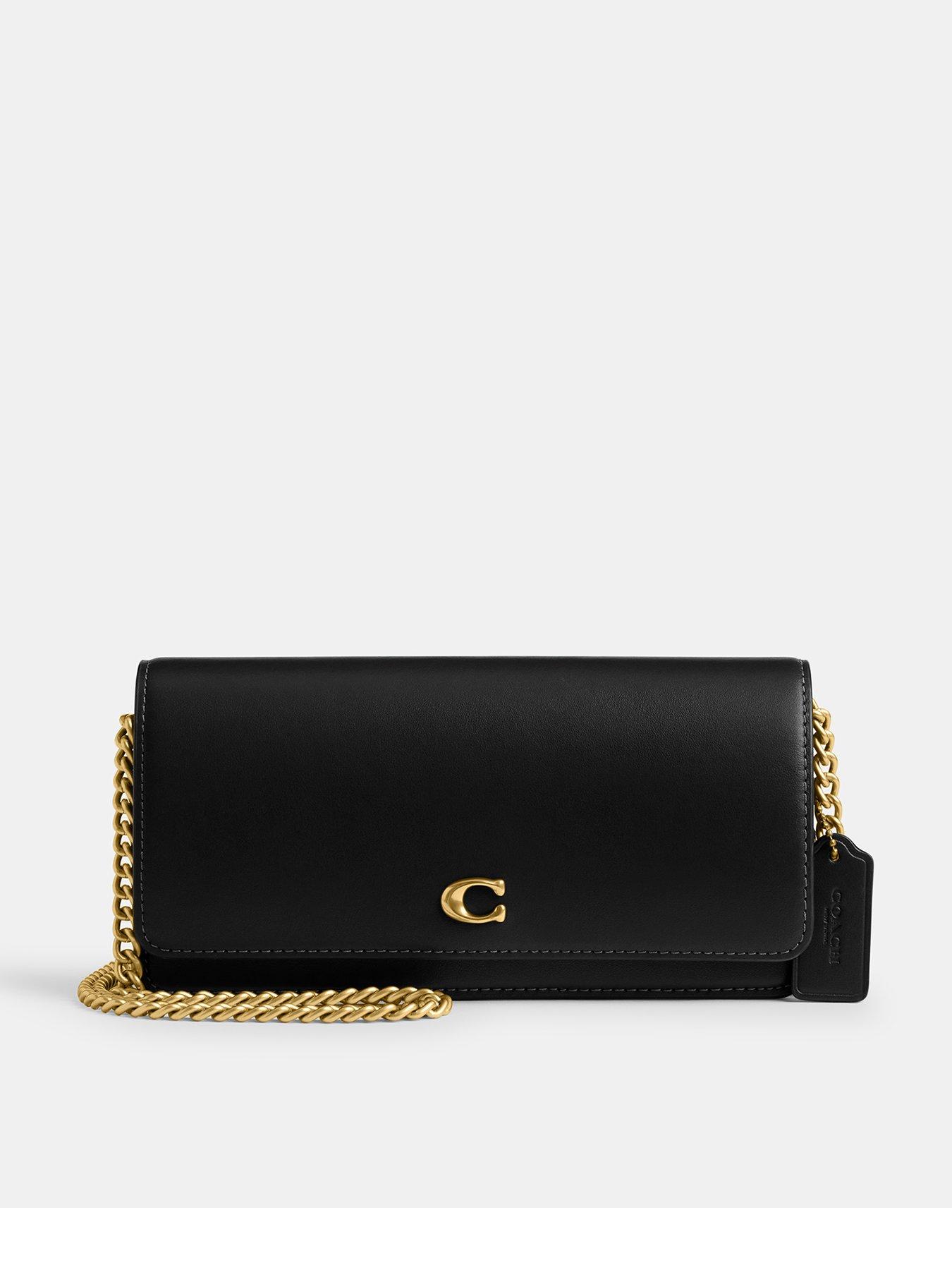 undefined Evie Leather Long Wallet With Chain