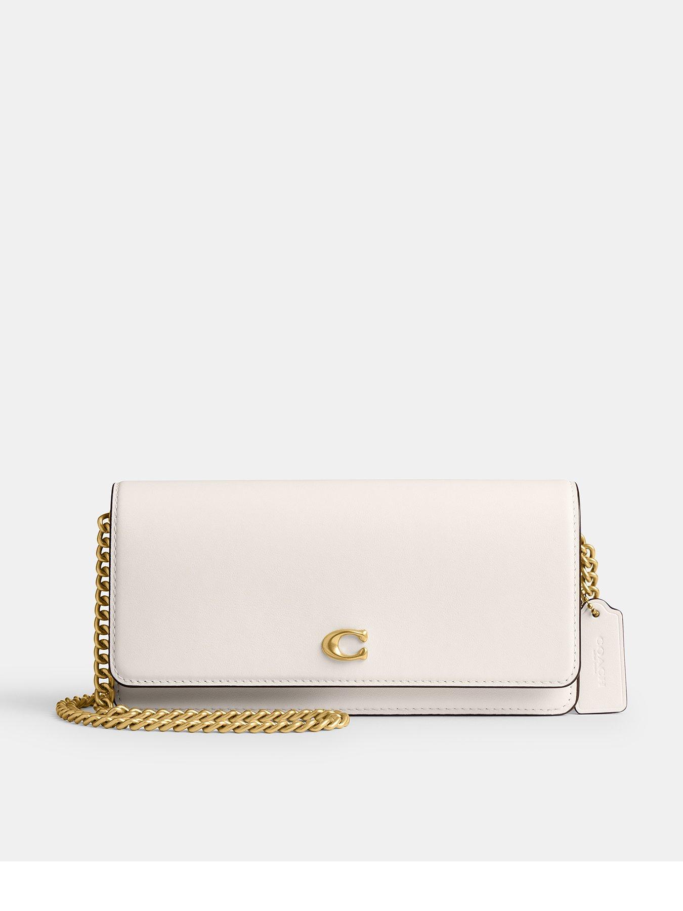 undefined Evie Leather Long Wallet With Chain