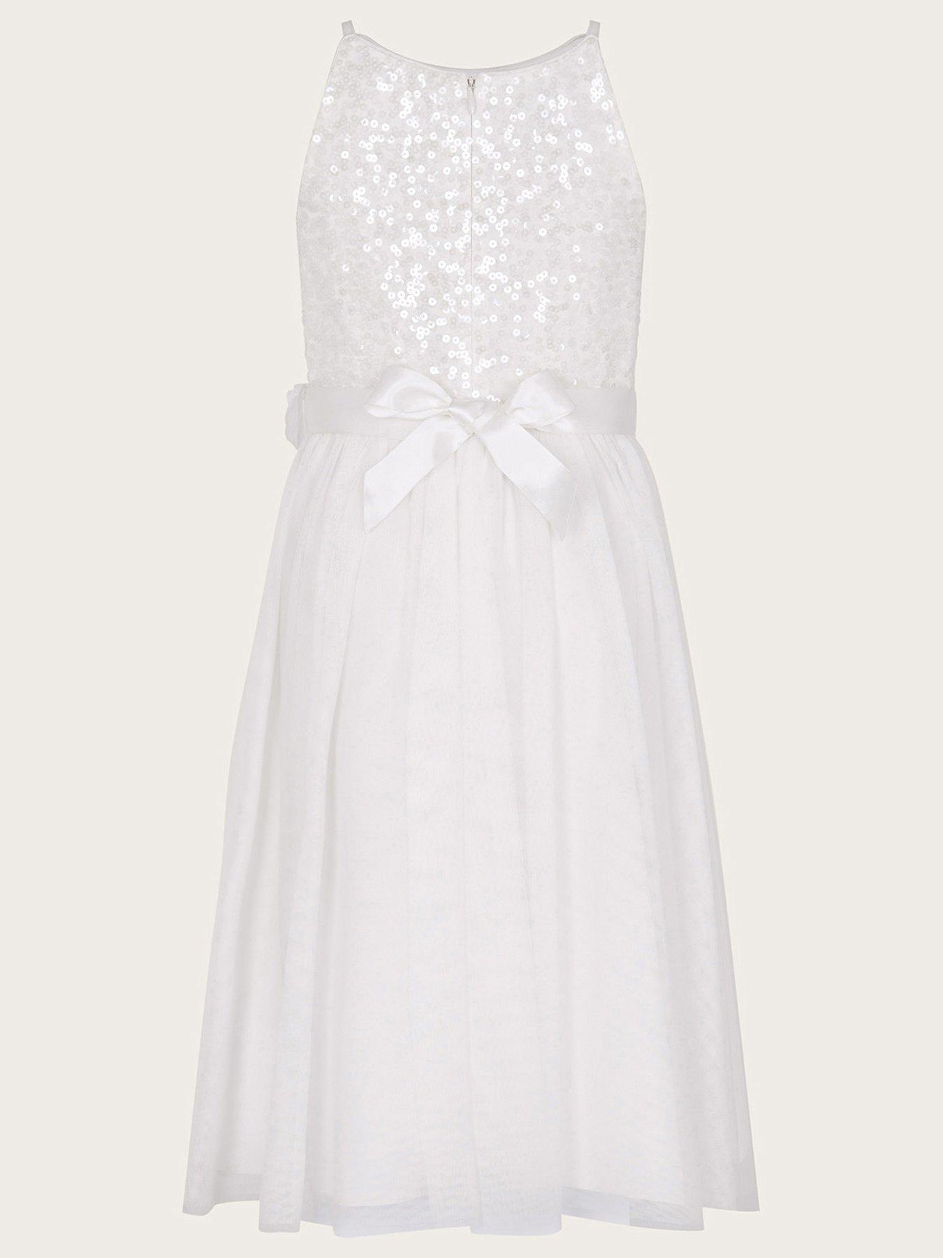  image of monsoon-girls-sequin-truth-maxi-dress-ivory