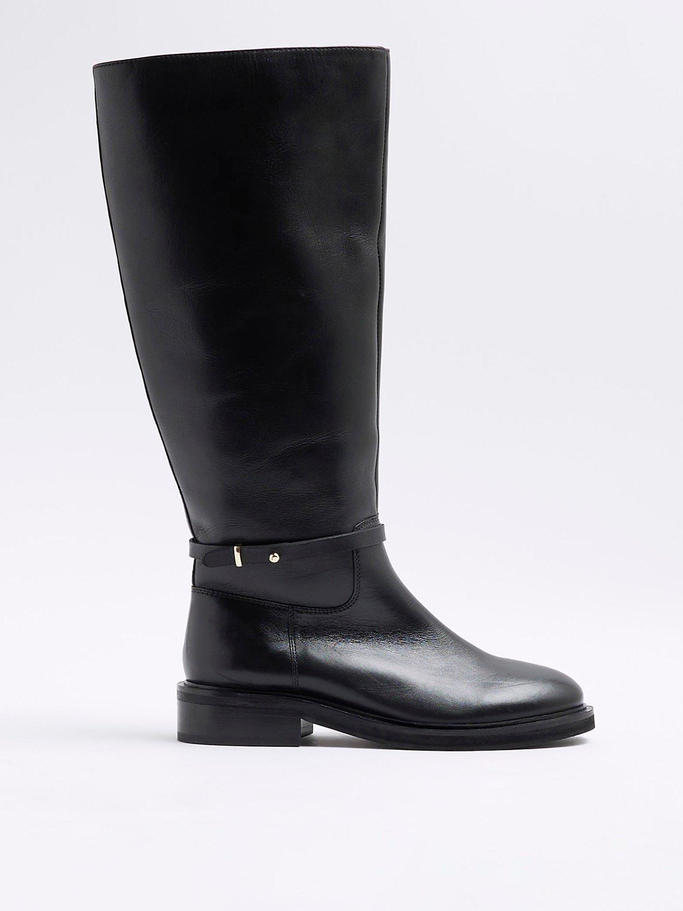 undefined Riding Boots - Black