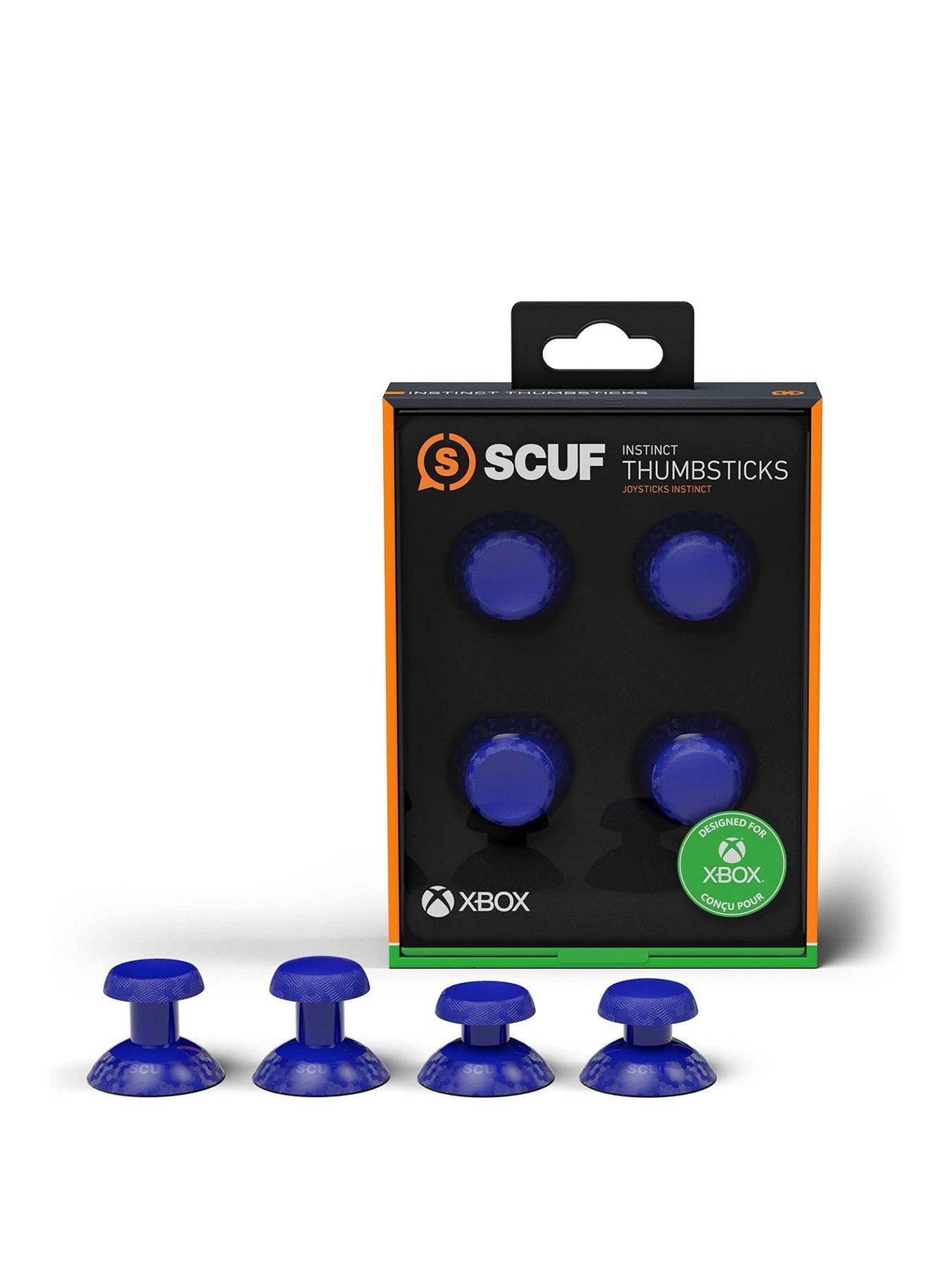 image of scuf-instinct-thumbstick-4-pack-short-long-concave-and-short-long-domed-blue